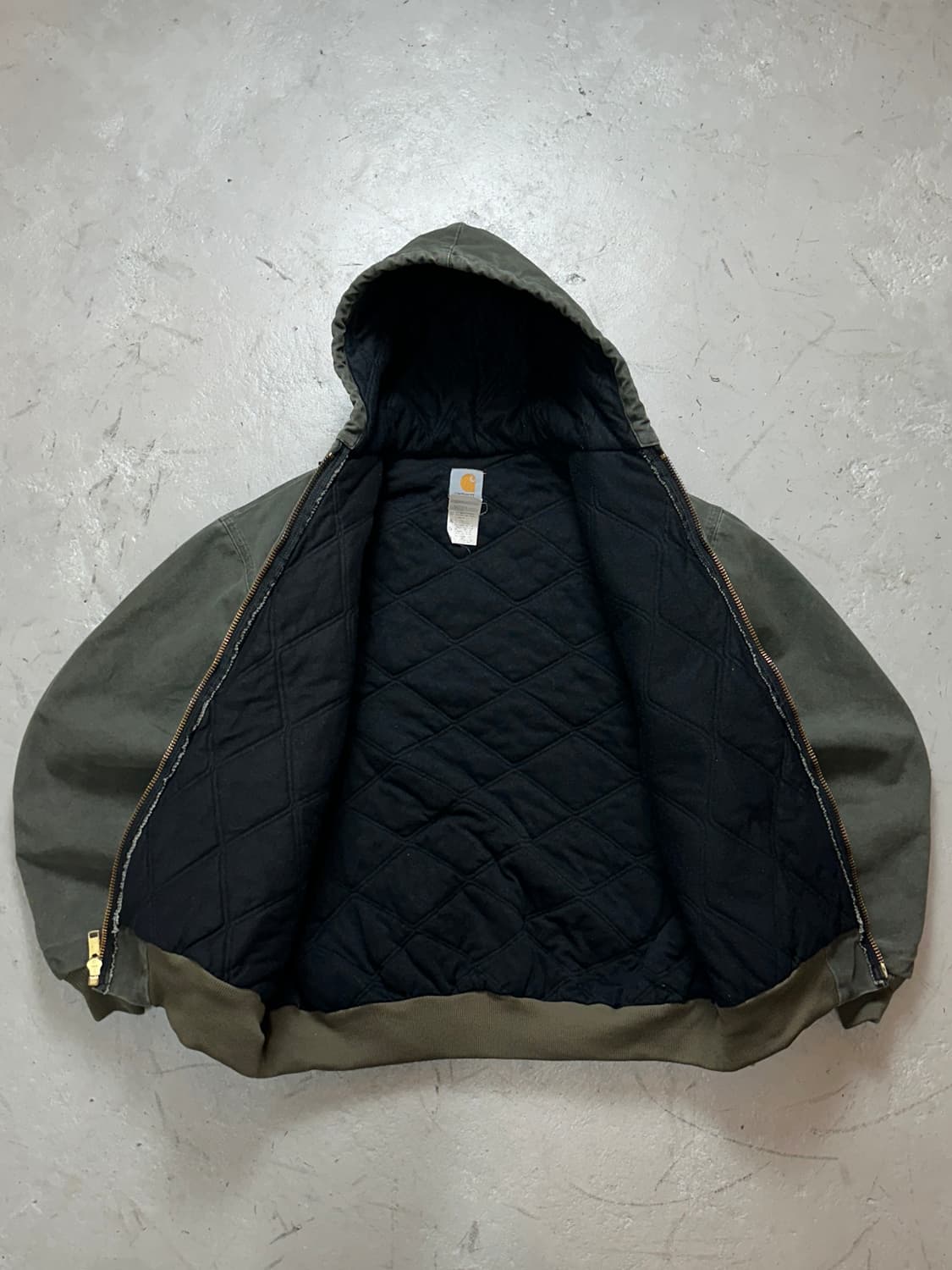 00s USA Made 칼하트 J68 액티브 자켓 칼하트 MOS 모스그린 상품이미지7