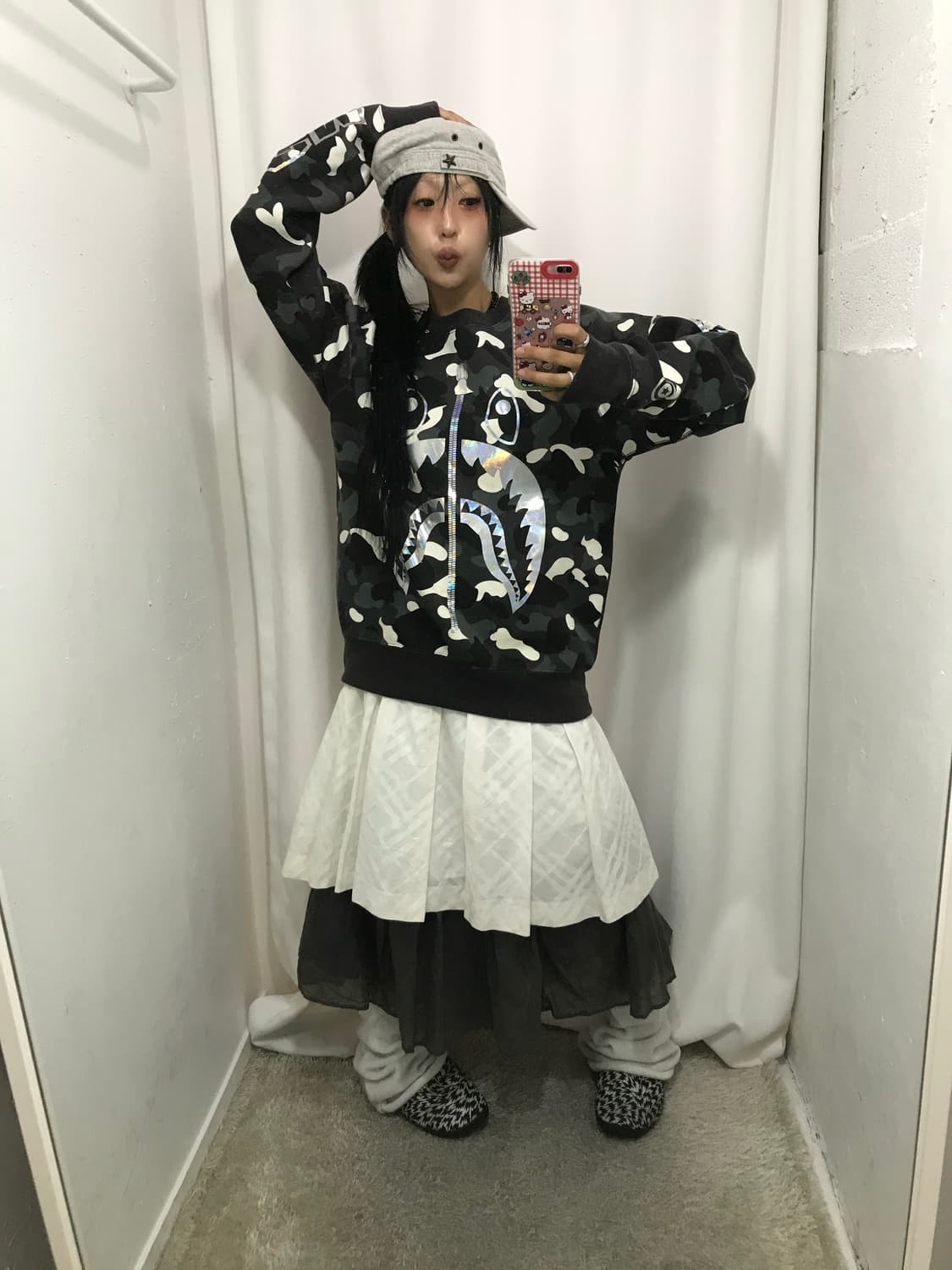 Bape City Camouflage Shark SweatShirts 상품이미지2