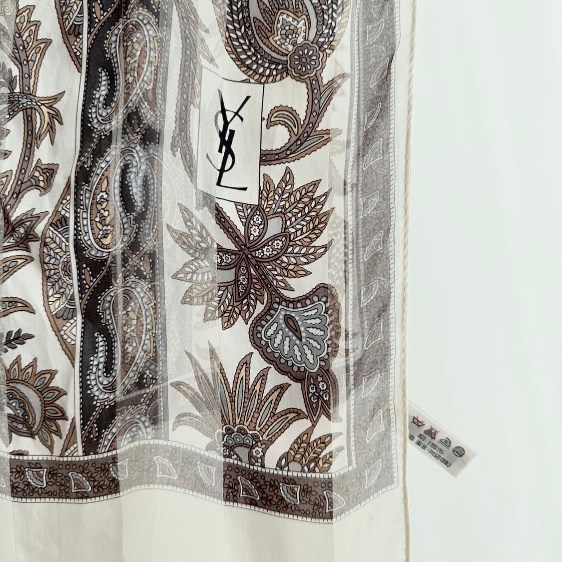 입생로랑 실크 100% 롱 스카프 (Size 57*170) 상품이미지8