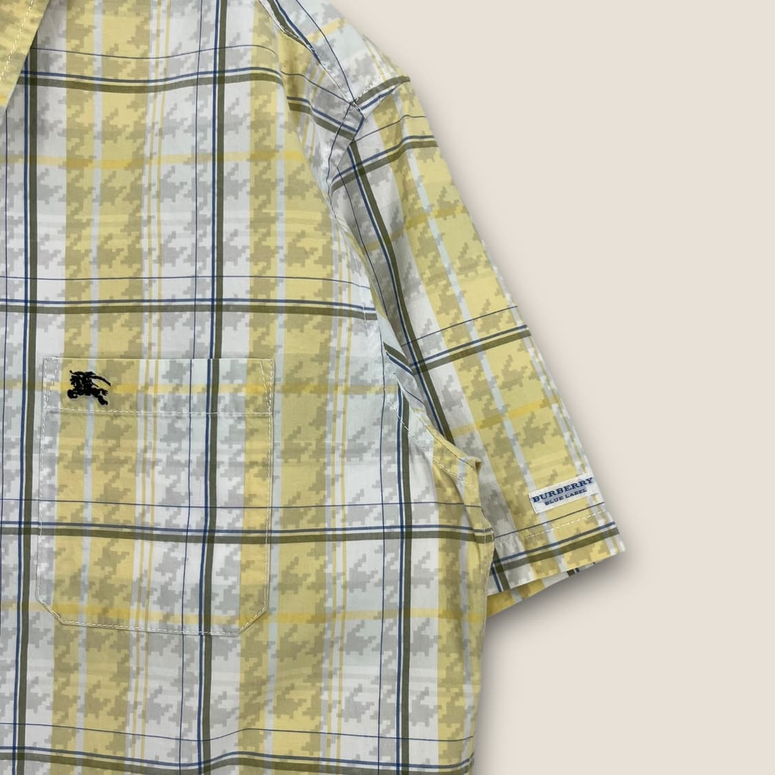 버버리 로고 체크패턴 반팔셔츠 상품이미지4