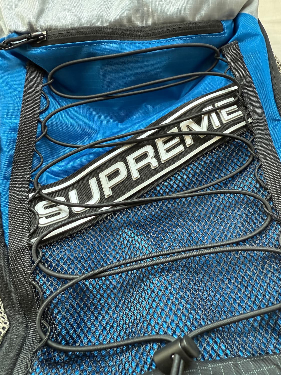 슈프림 백팩 블루 상품이미지5