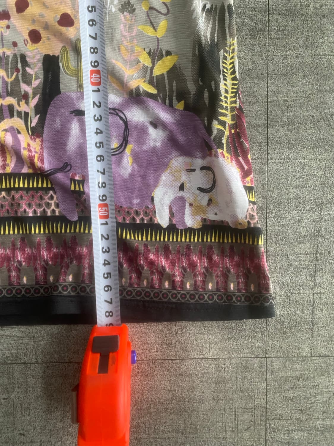 일본빈티지 Vestito 오리엔탈보헤미안 할메카지 반팔티셔츠 상품이미지3