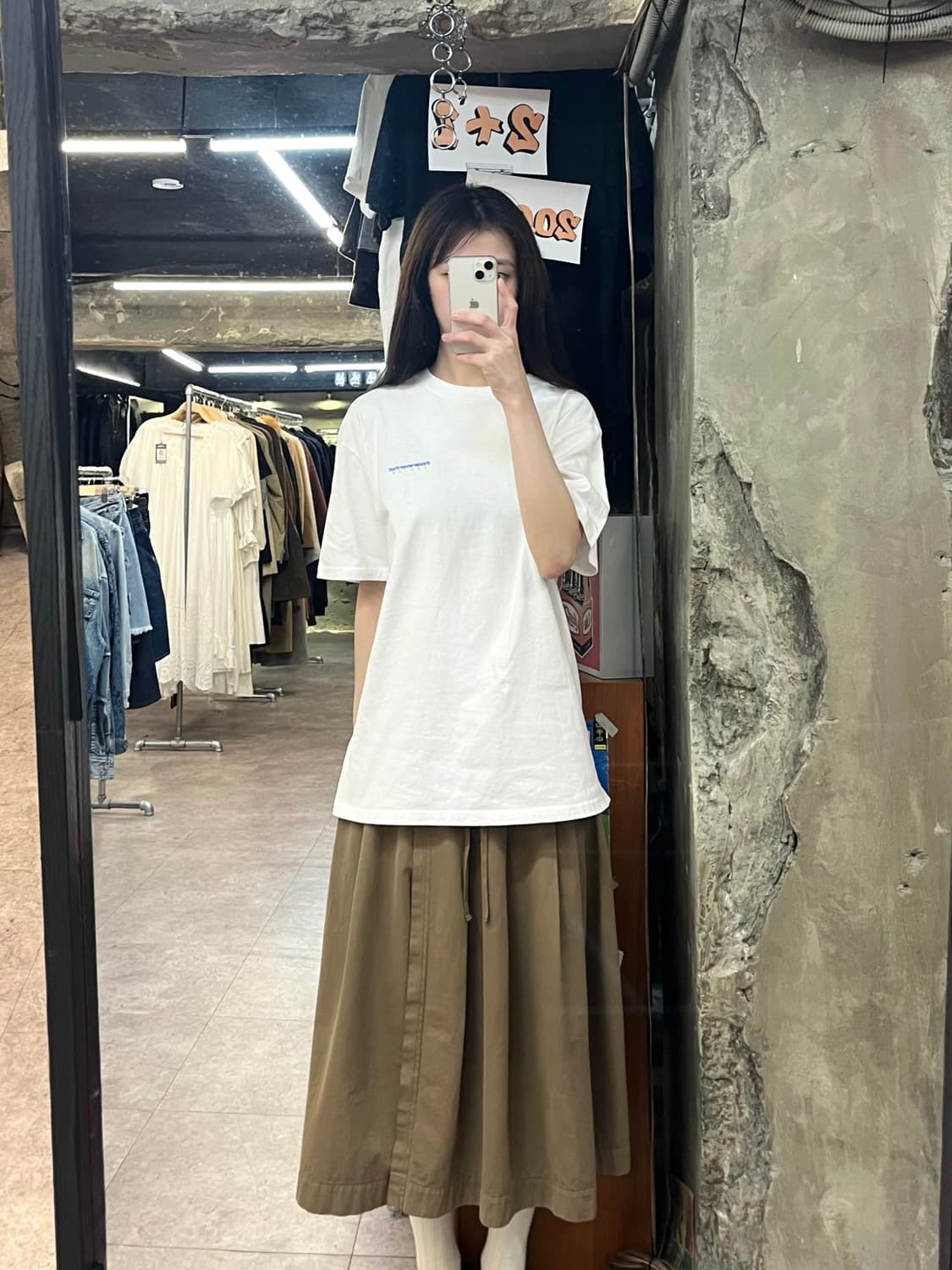 디스이즈네버댓 반팔티 화이트 S #csz3908 상품이미지2