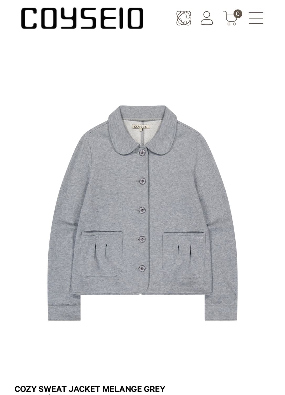코이세이오) Cozy Sweat Set-Up MG 2 상품이미지1