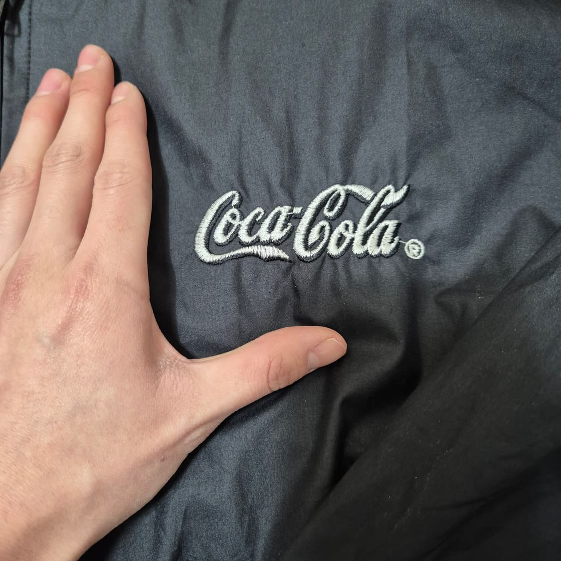 코카콜라 오리지널 로고 바람막이 집업자켓 M(95) 상품이미지4