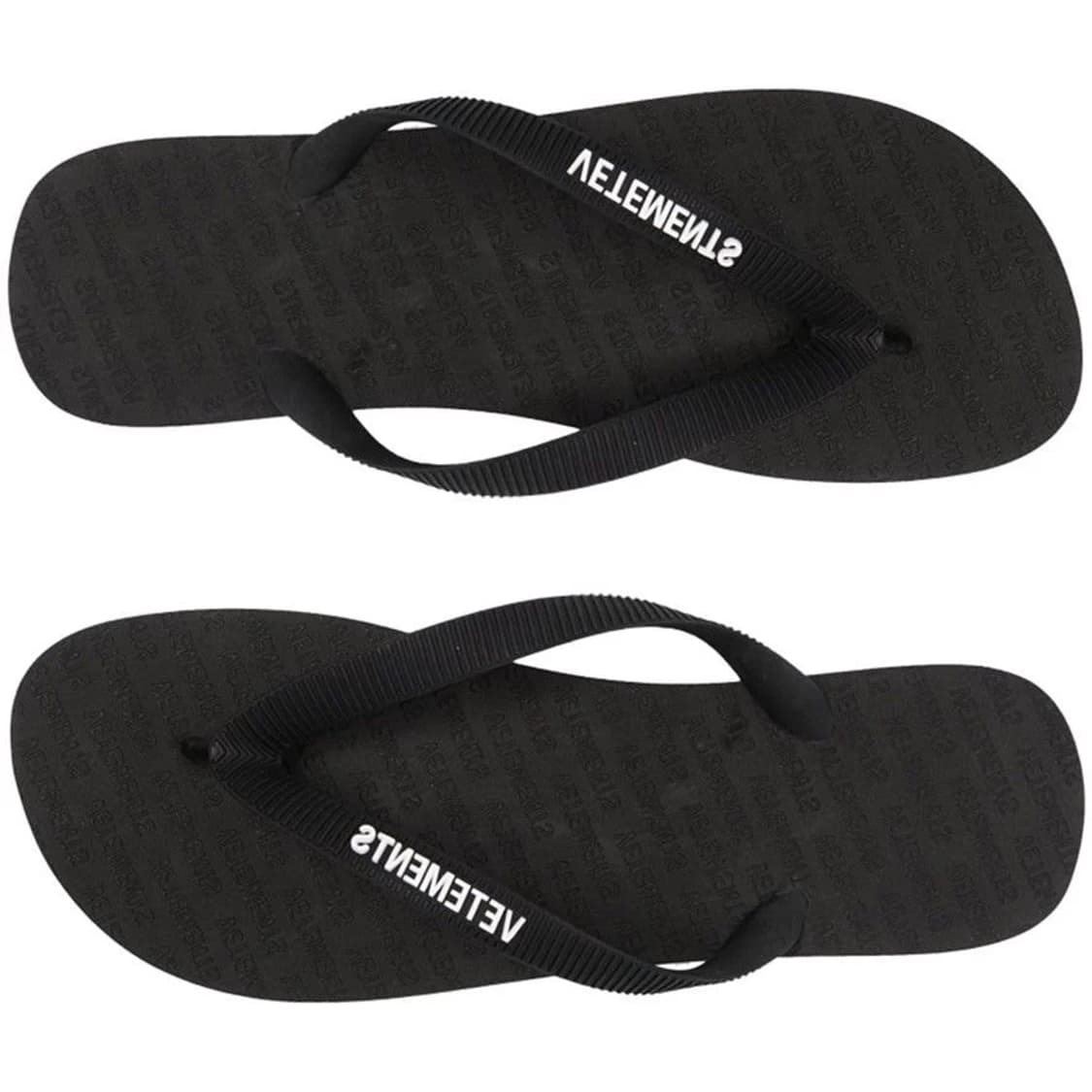 정가485달러 / VETEMENTS logo flip flops 베트멍 상품이미지1