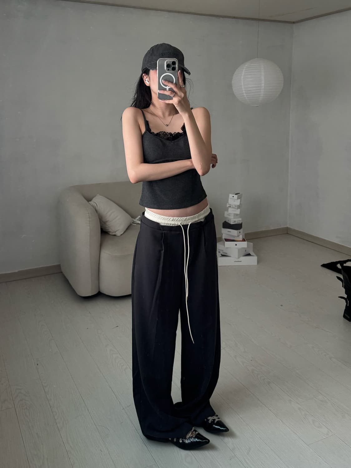 레이어드 슬랙스 상품이미지1