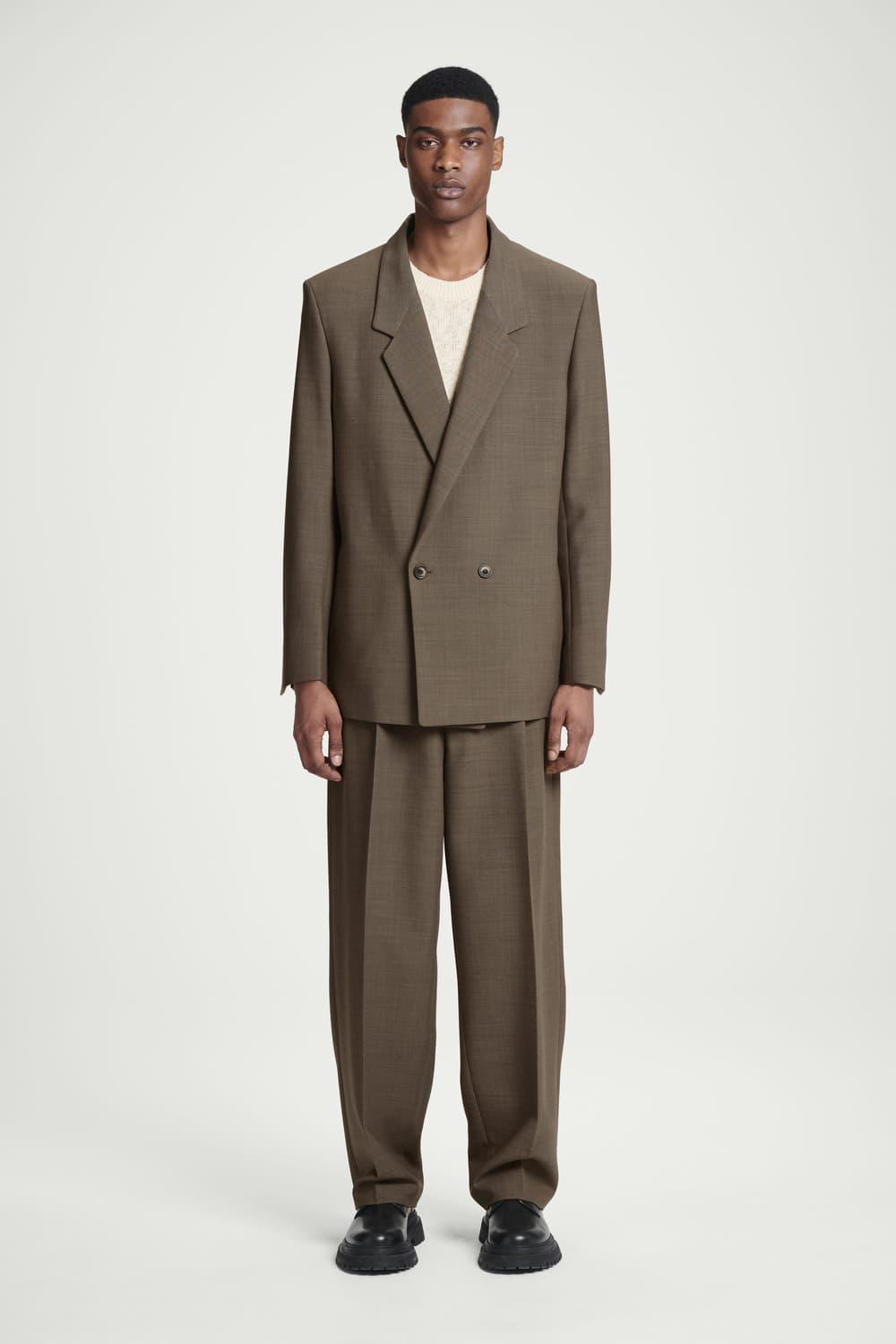 COS 울 블렌디드 와이드 트라우저 (46) 상품이미지2