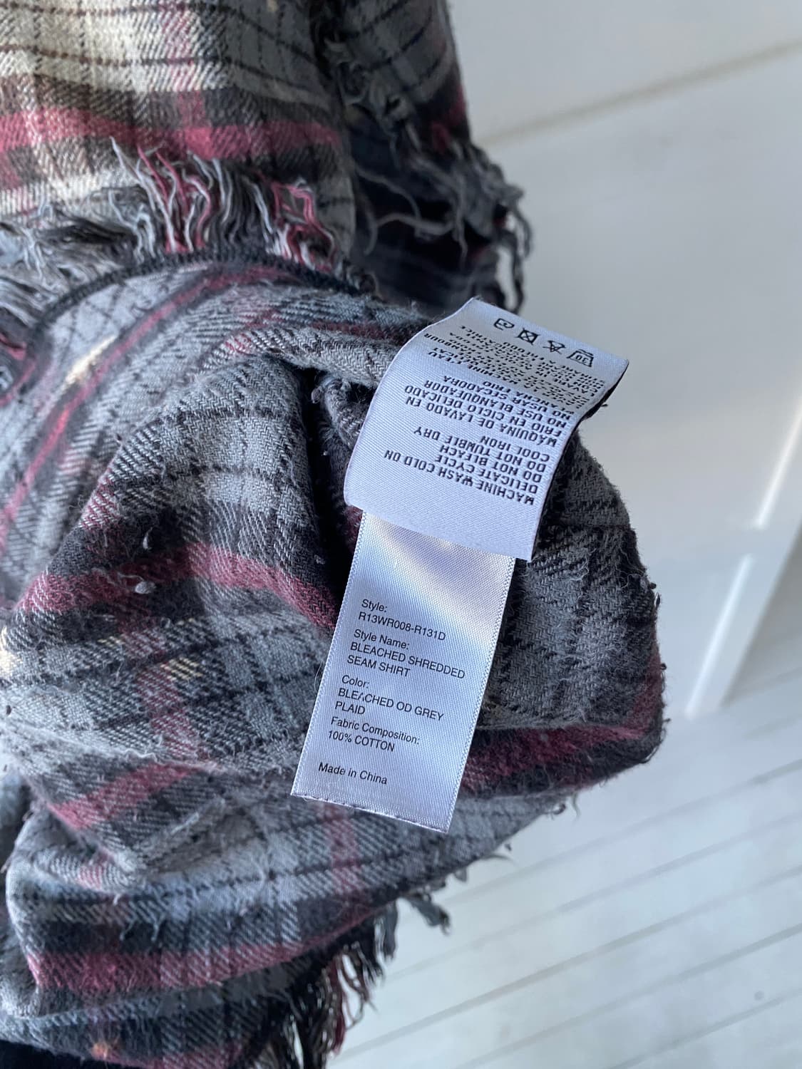 [R13] 블리치드 셔츠 상품이미지7