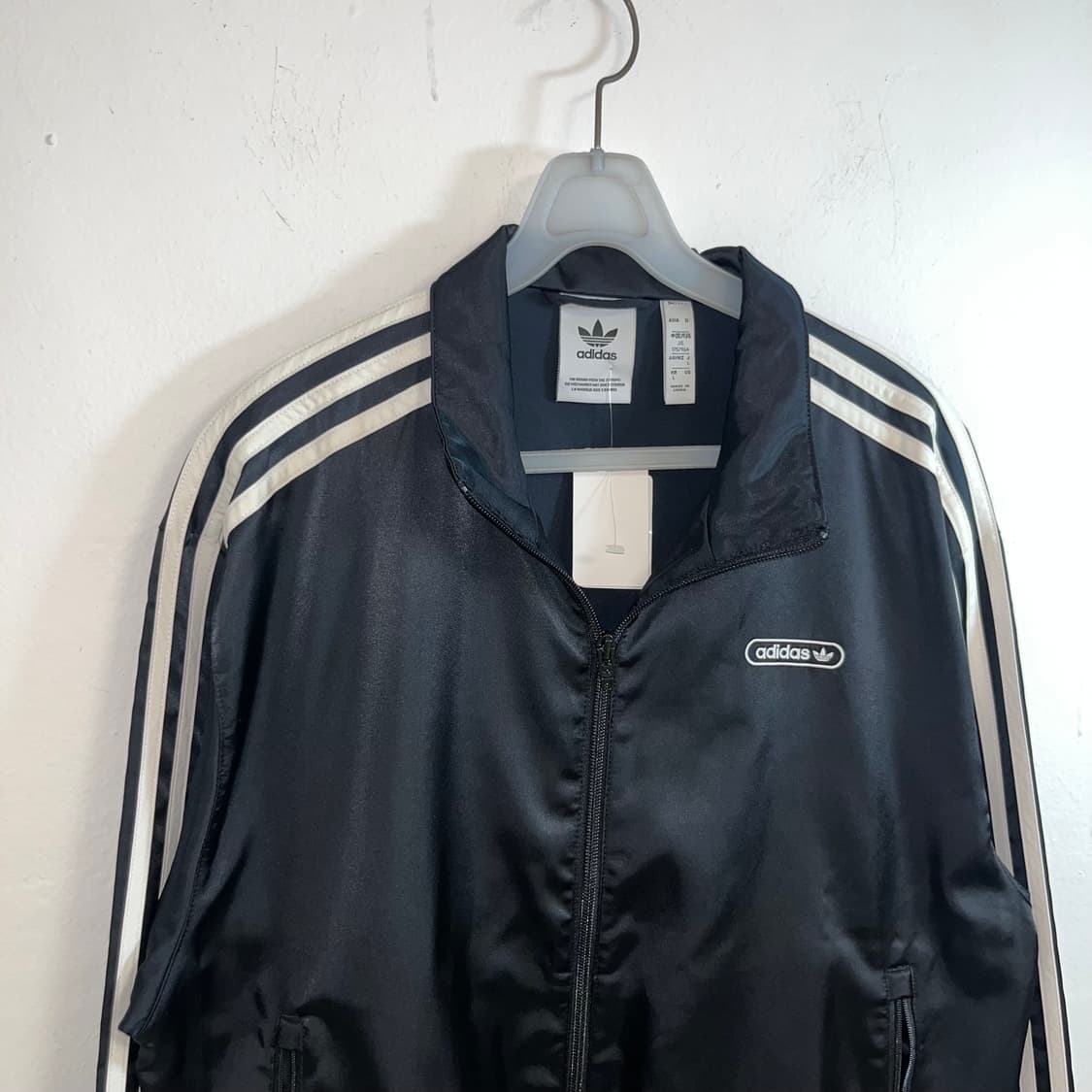 Adidas Satin Firebird Black Track Jacket 상품이미지5