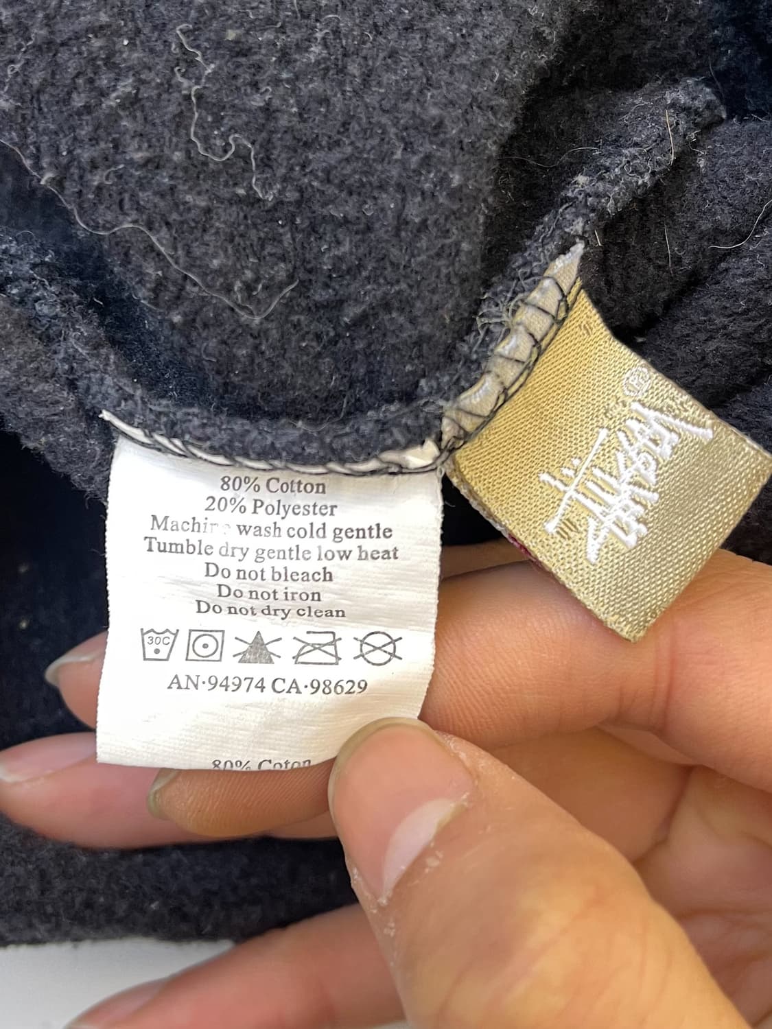 스투시 월드 투어 스탁 로고 크루넥 스웻셔츠 상품이미지6