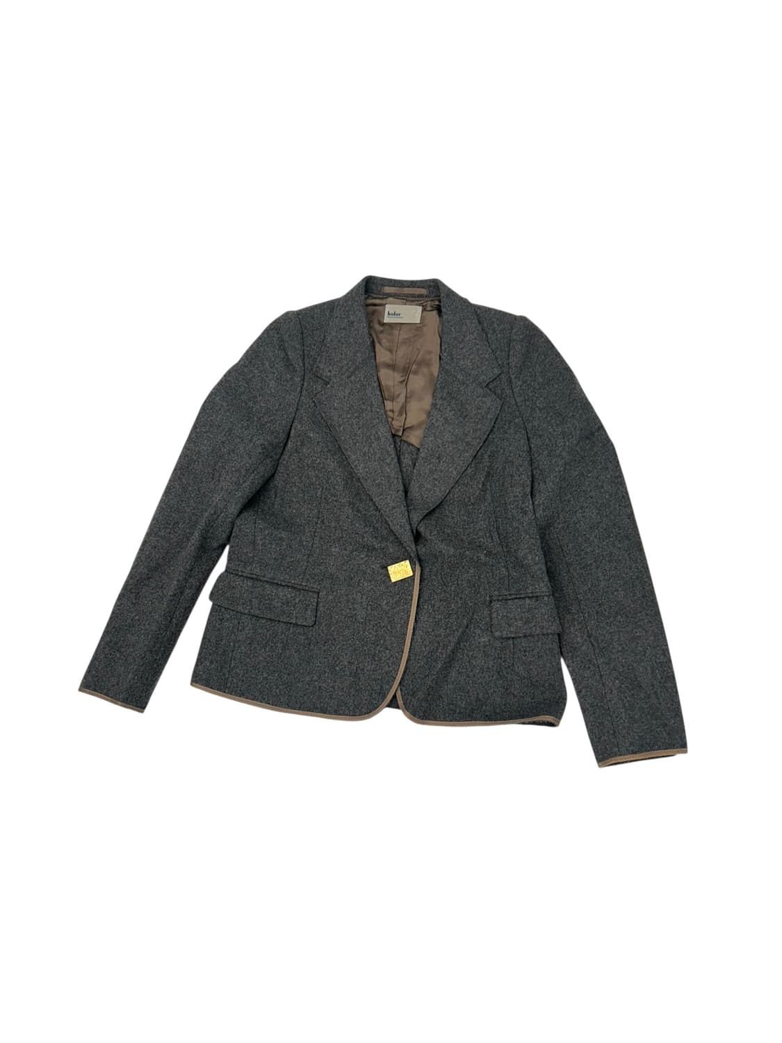 컬러 그레이 울 블레이저 상품이미지1