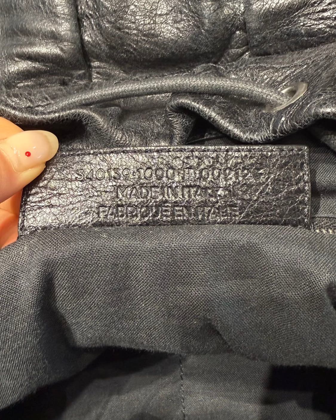 발렌시아가 블랙 클래식 시티 백팩  상품이미지9