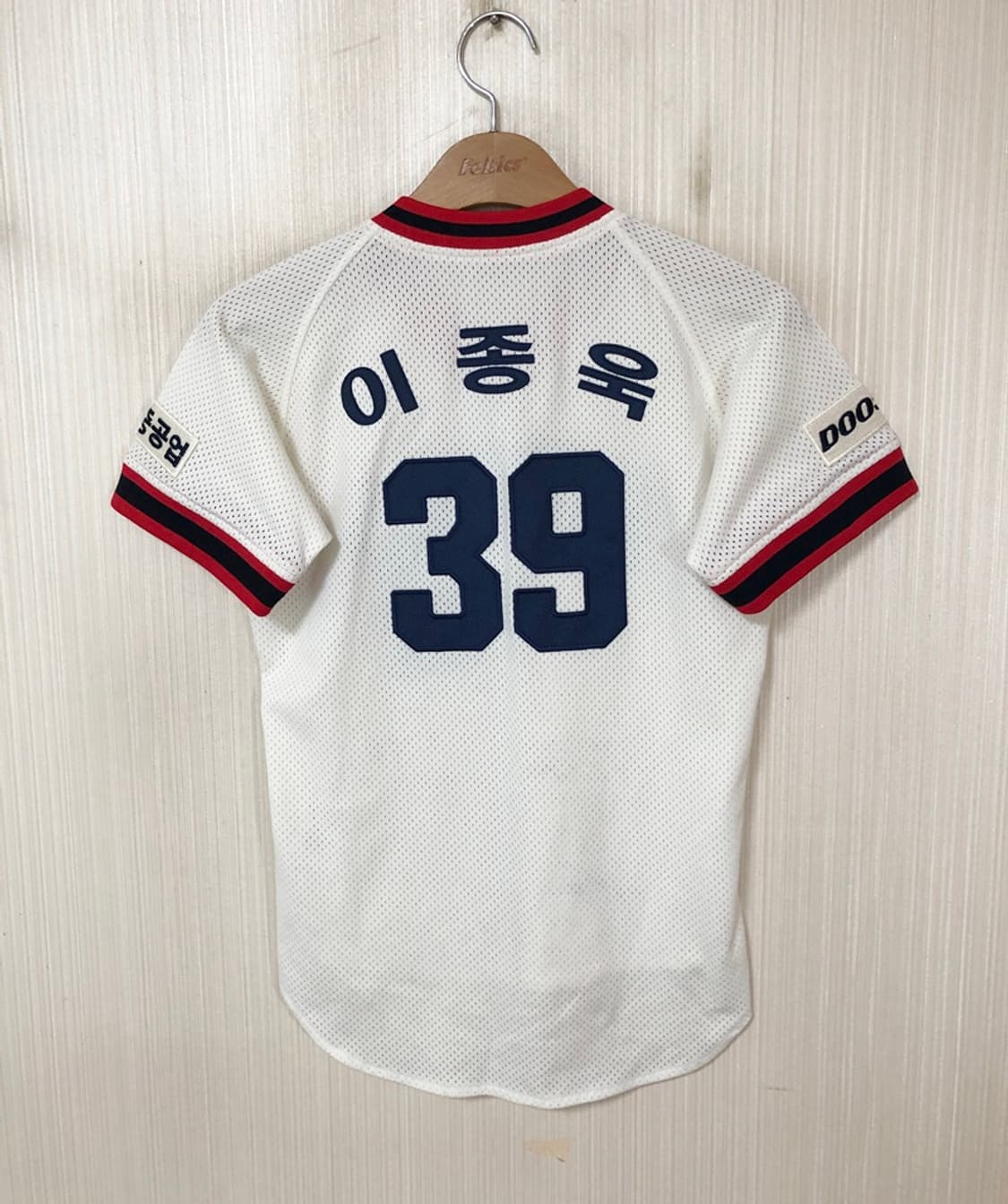 KBO 위팬 두산베어스 올드 홈유니폼/져지 80 #39 이종욱 상품이미지7