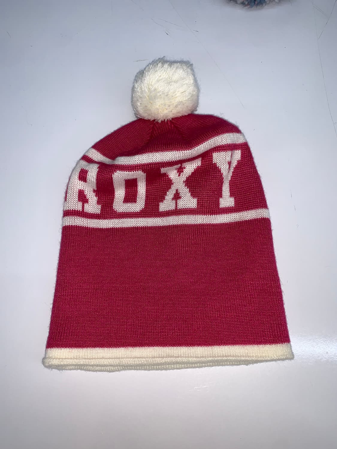 Roxy 핑크 방울 비니 상품이미지3