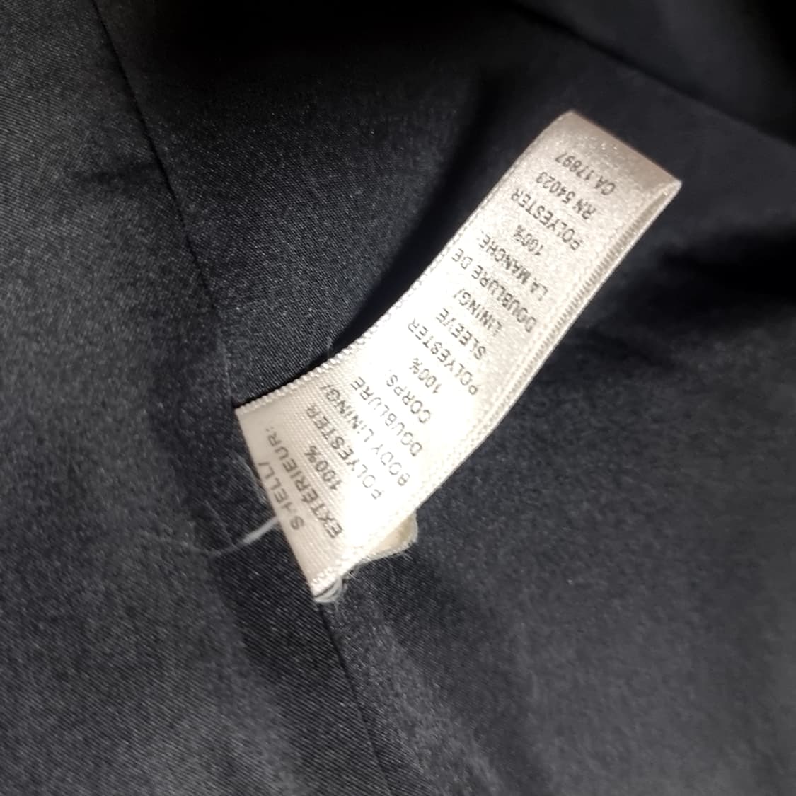 바나나리퍼블릭 블랙 남성 헤링턴 자켓(105) 상품이미지2