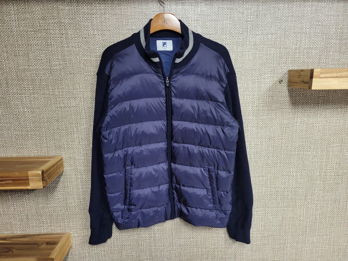 100사이즈 휠라 오리털 패딩 니트 상품이미지1