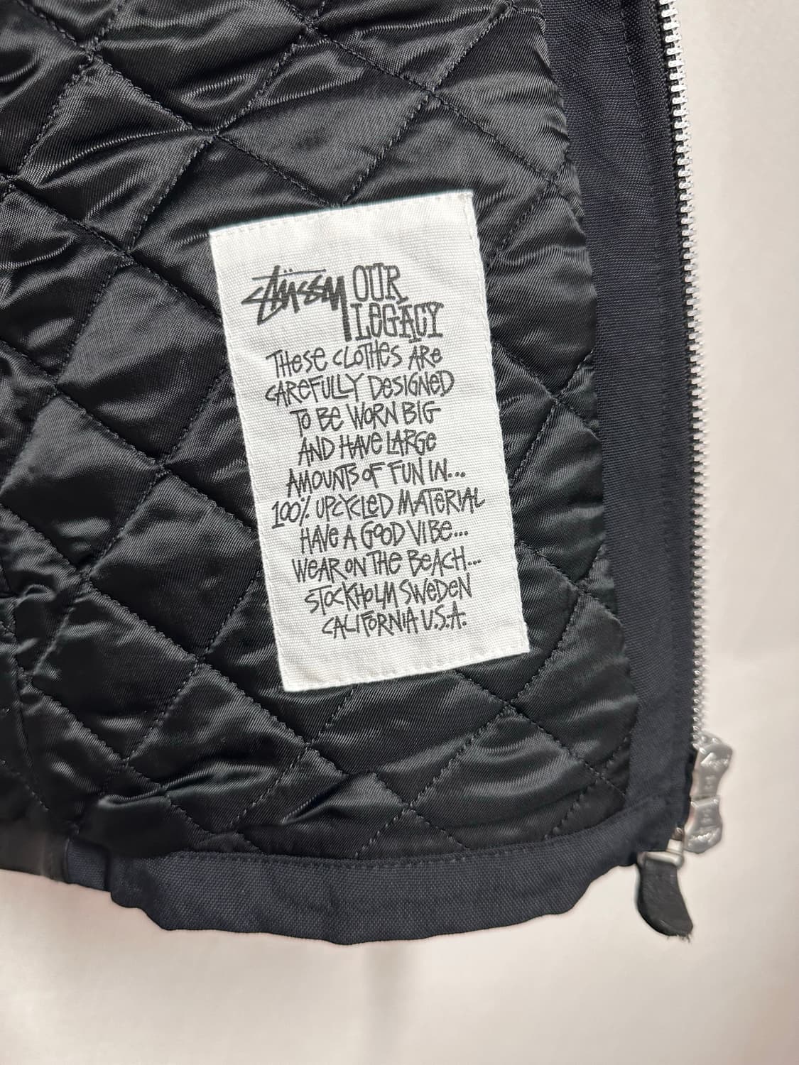 스투시 아워레가시 레더 베스트 상품이미지4