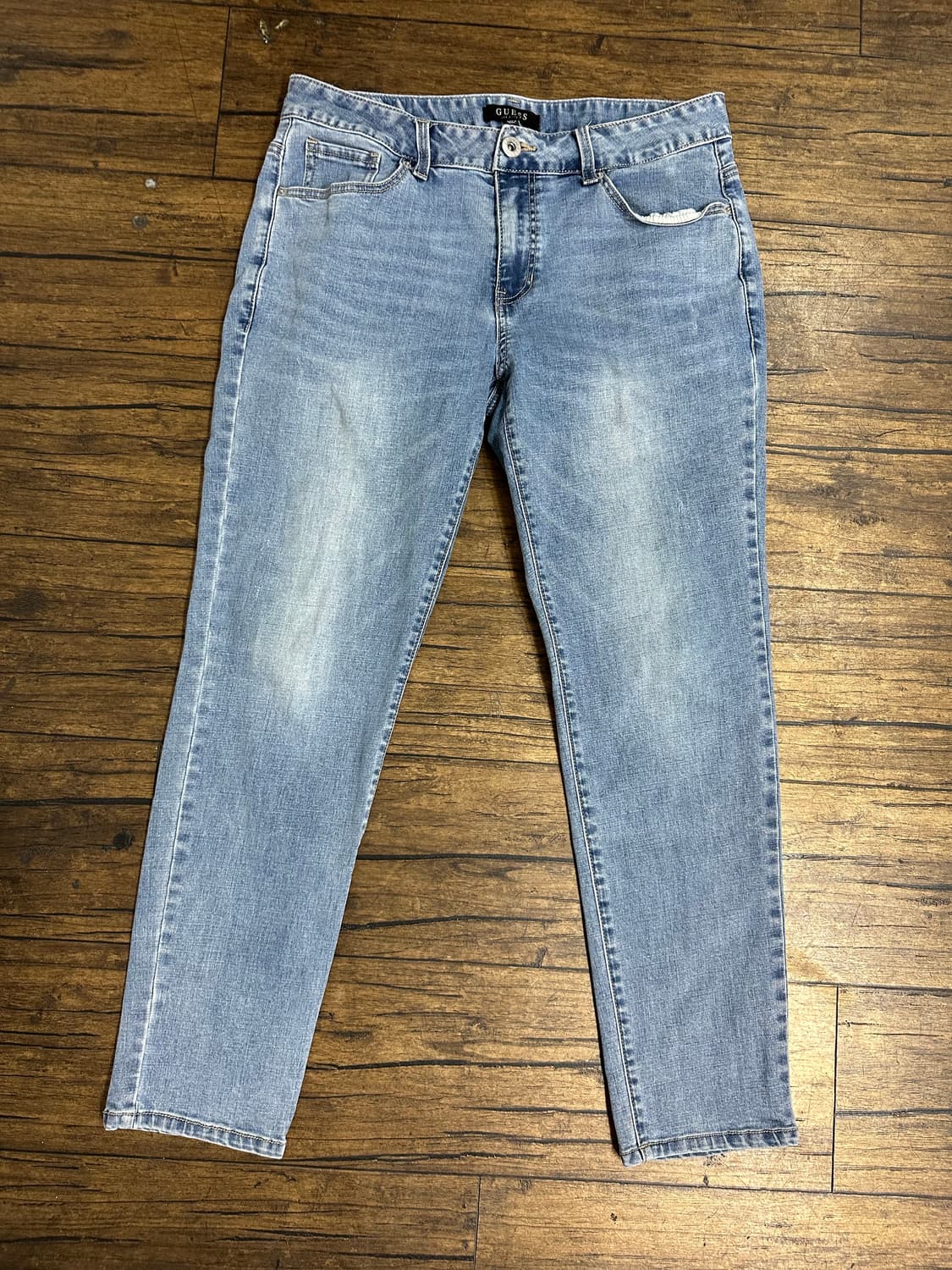 GUESS 게스 연청 빈티지데님 바지 32사이즈 상품이미지1