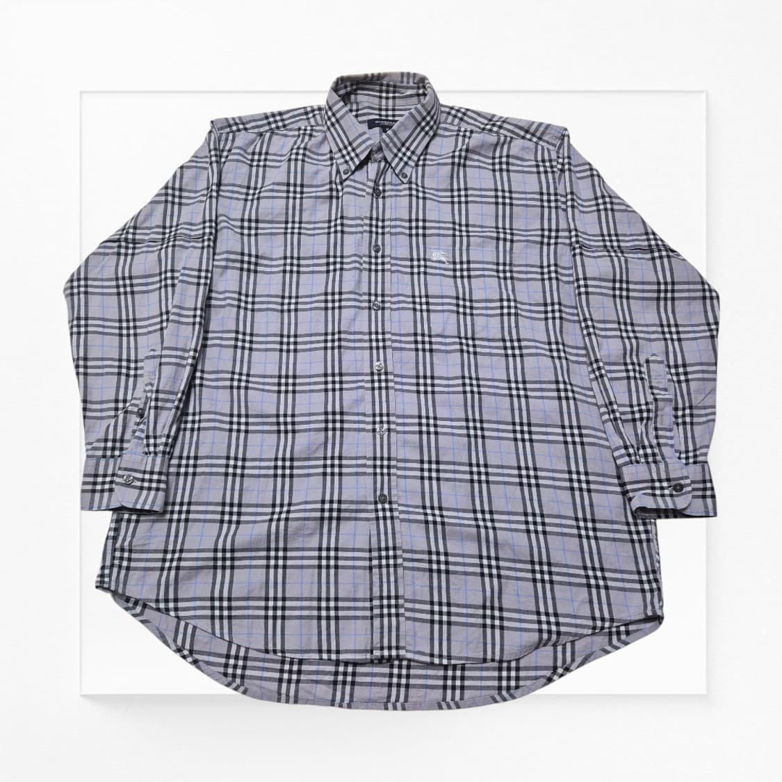 [올드 명품🔥] 90s 버버리 시그니처 노바 체크 셔츠 상품이미지1