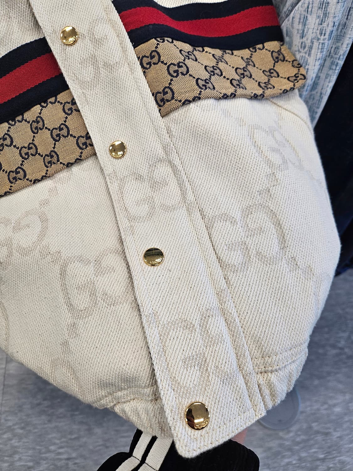 [46]구찌 자카드 데님 트러커 자켓 상품이미지4