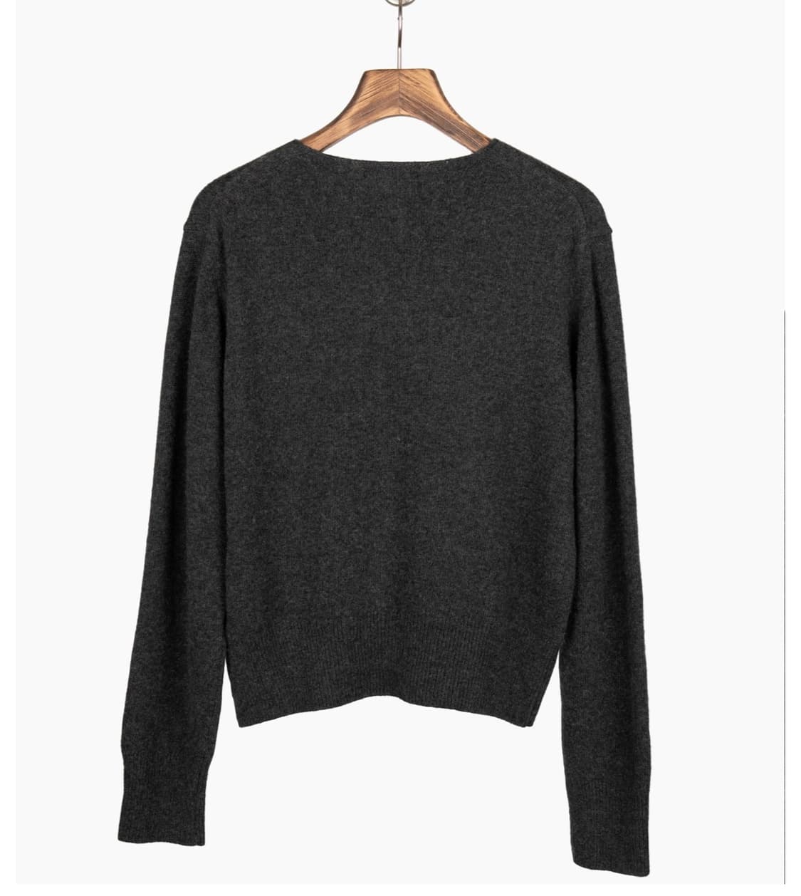 Aieul seal knit cardigan_charcoal 50 상품이미지2