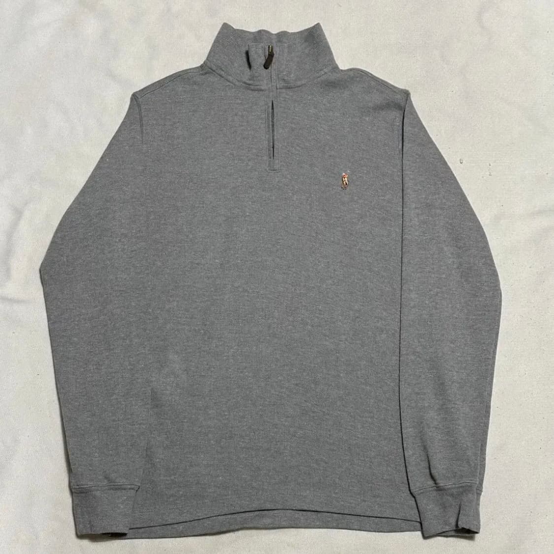 폴로랄프로렌 멀티 포니 그레이 반집업 니트 상품이미지2