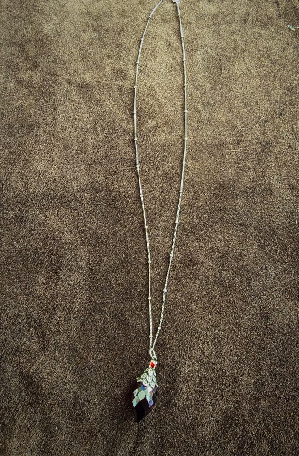 Silver925 red Cristal vintage nacklace 상품이미지5