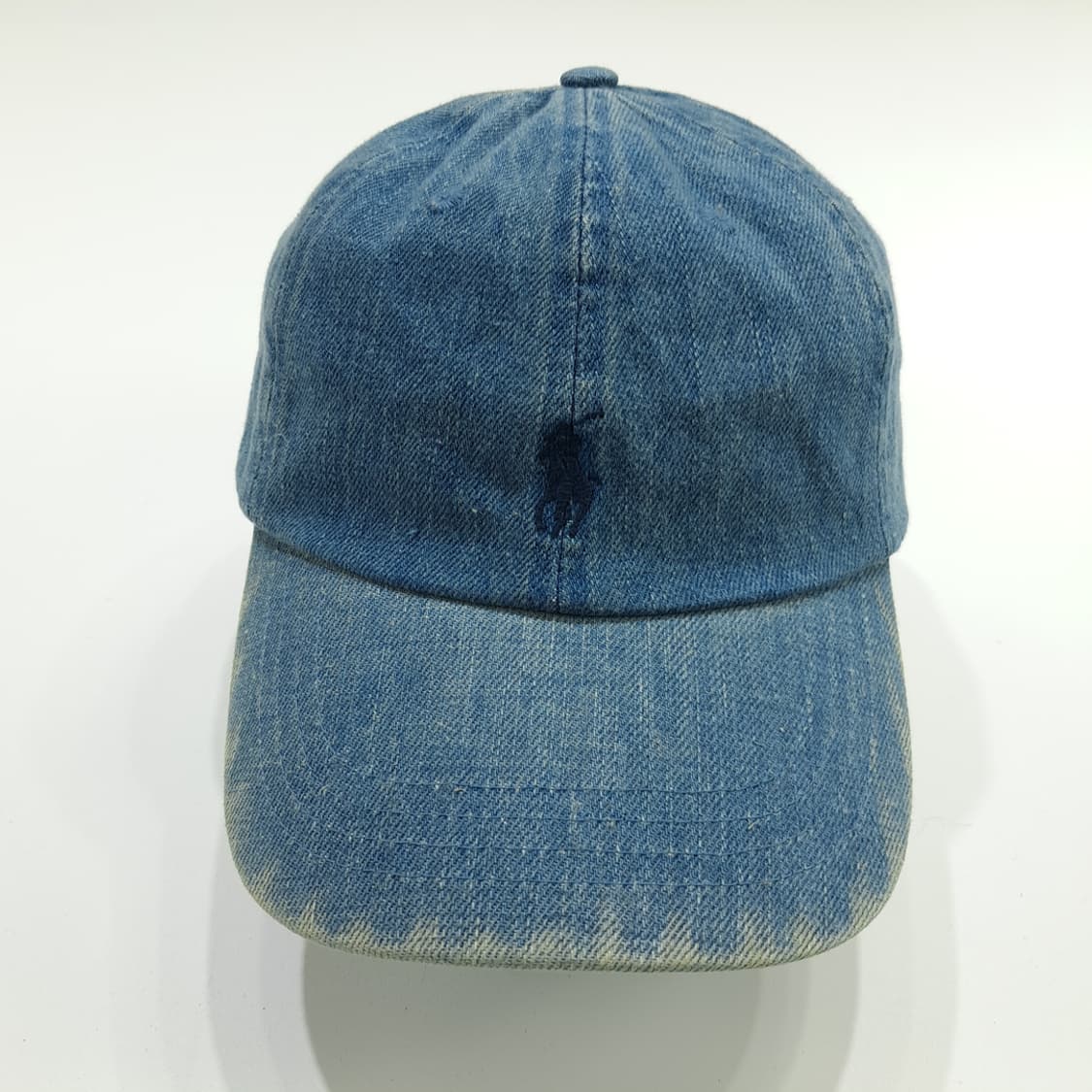 CN737 폴로 랄프로렌 데님 블랙 자수 볼캡 모자 상품이미지3
