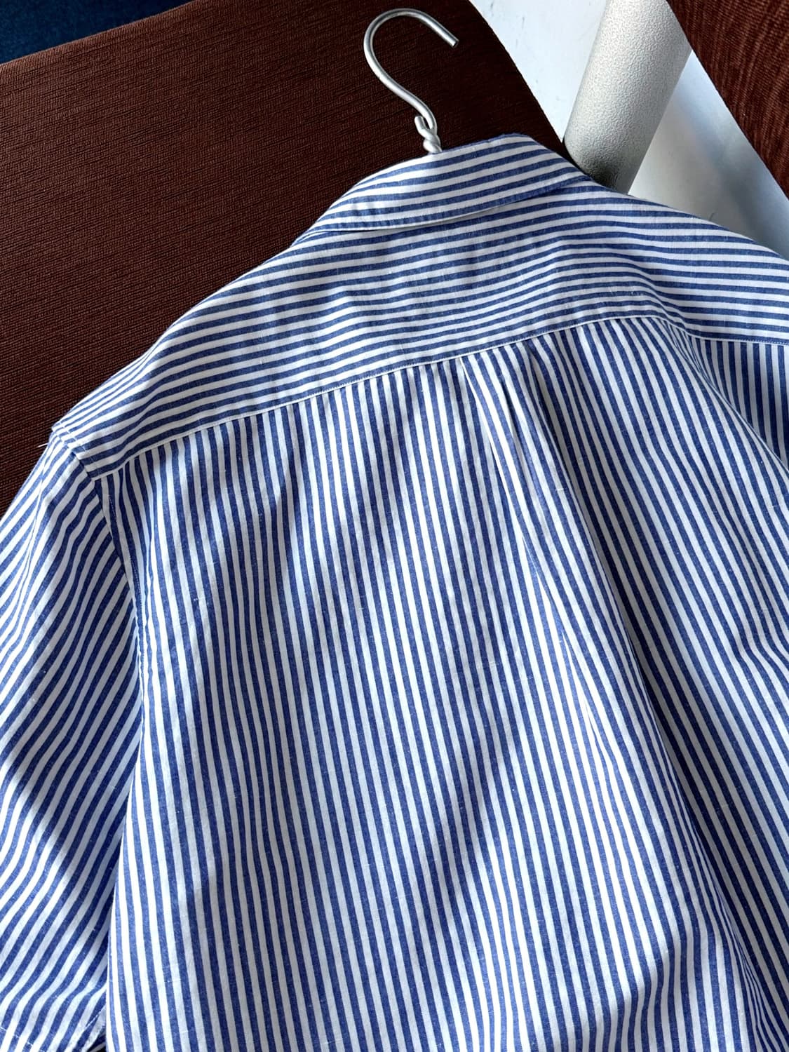 Linen touch natural stripe shirt 상품이미지6