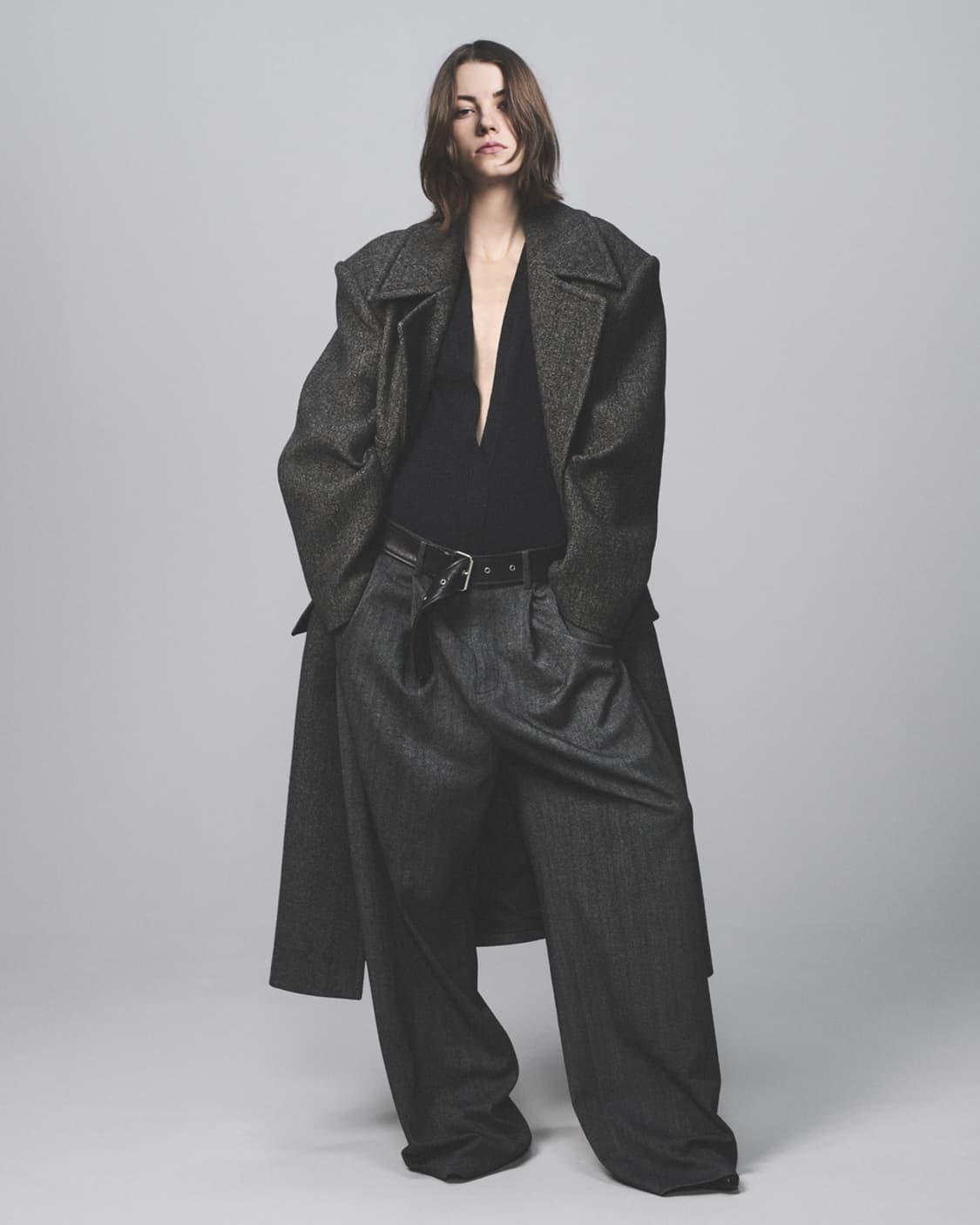 시스템옴므 24fw 파리컬렉션 코트 팝니다 우영미 타임옴므 솔리드옴므 상품이미지1