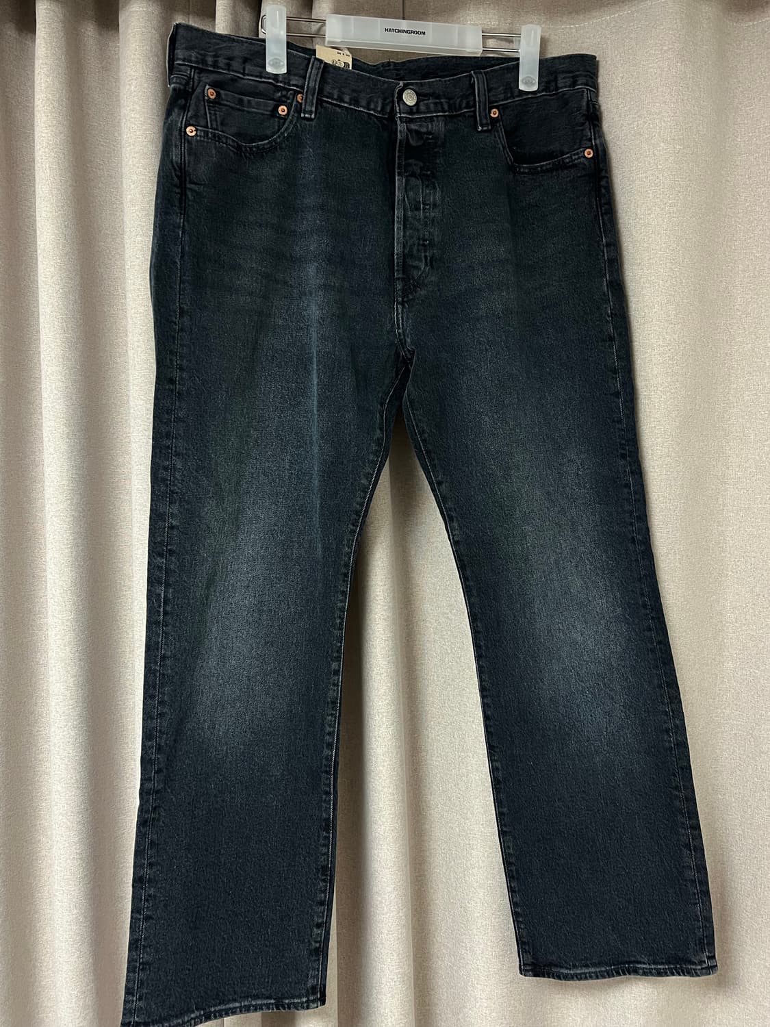 (새제품) 리바이스 / 501 흑청 프리미엄데님 /36x30 상품이미지3