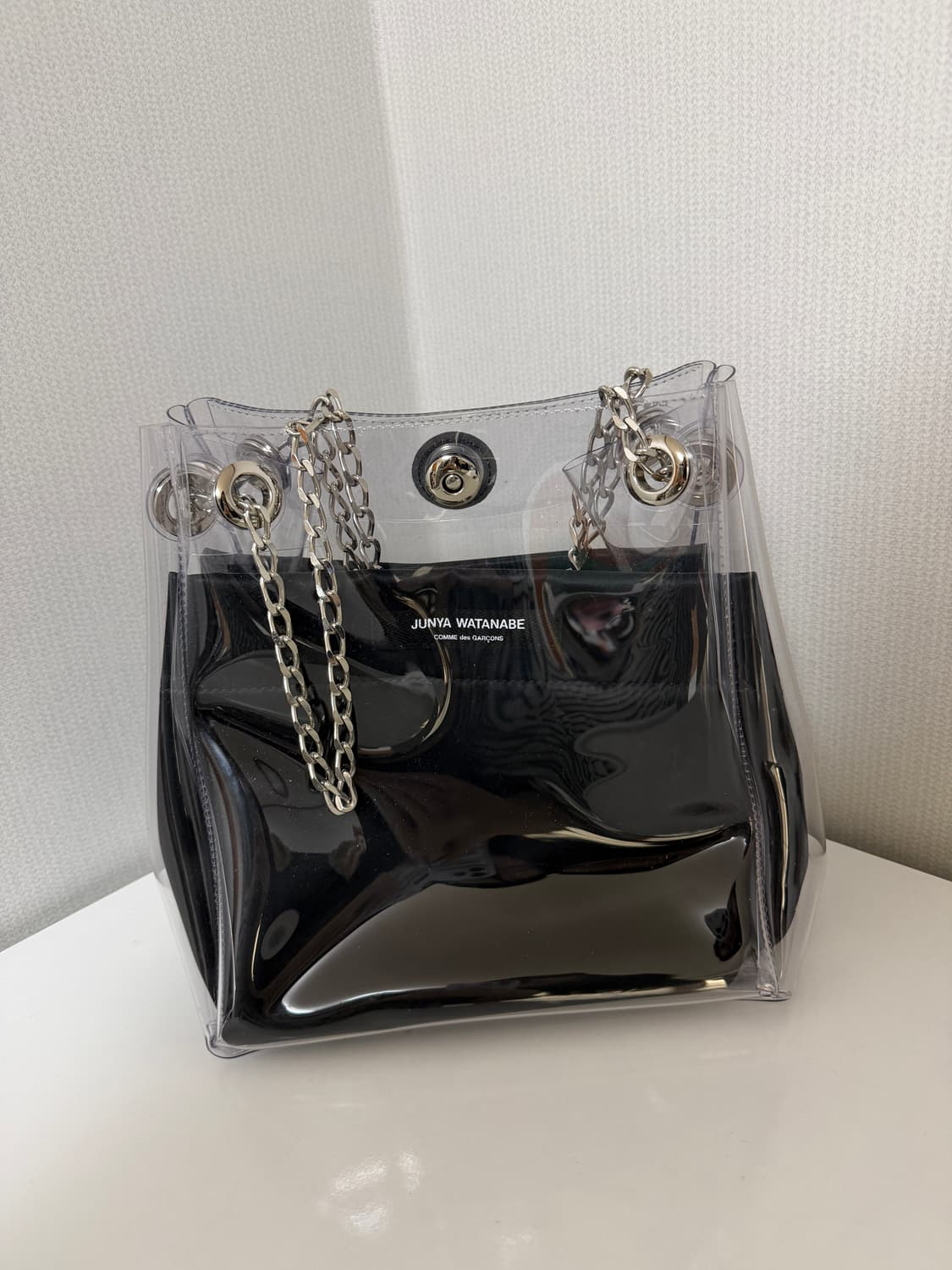 준야와타나베 PVC 체인백 상품이미지1