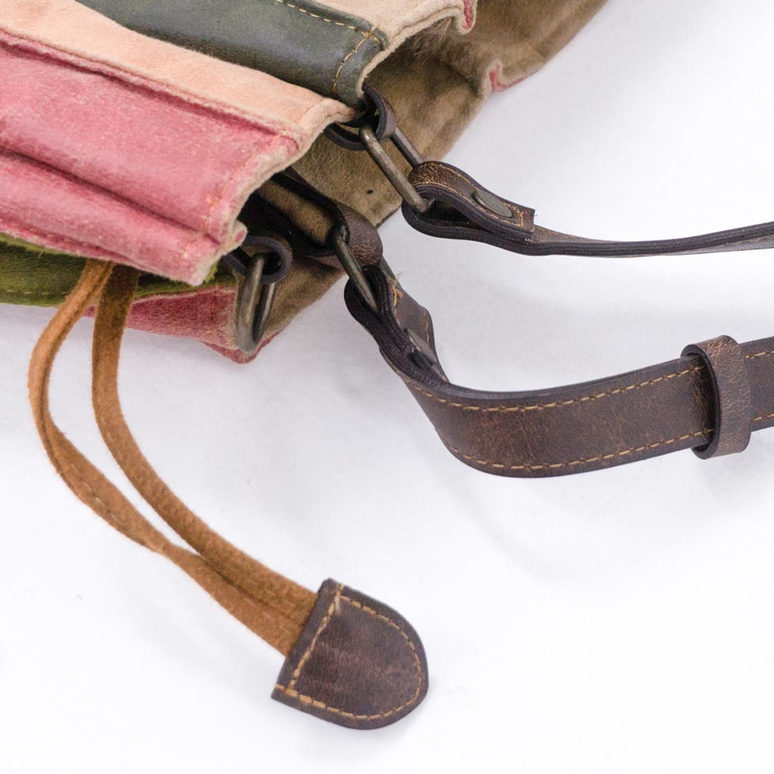 내추럴 패치워크 숄더백 상품이미지5