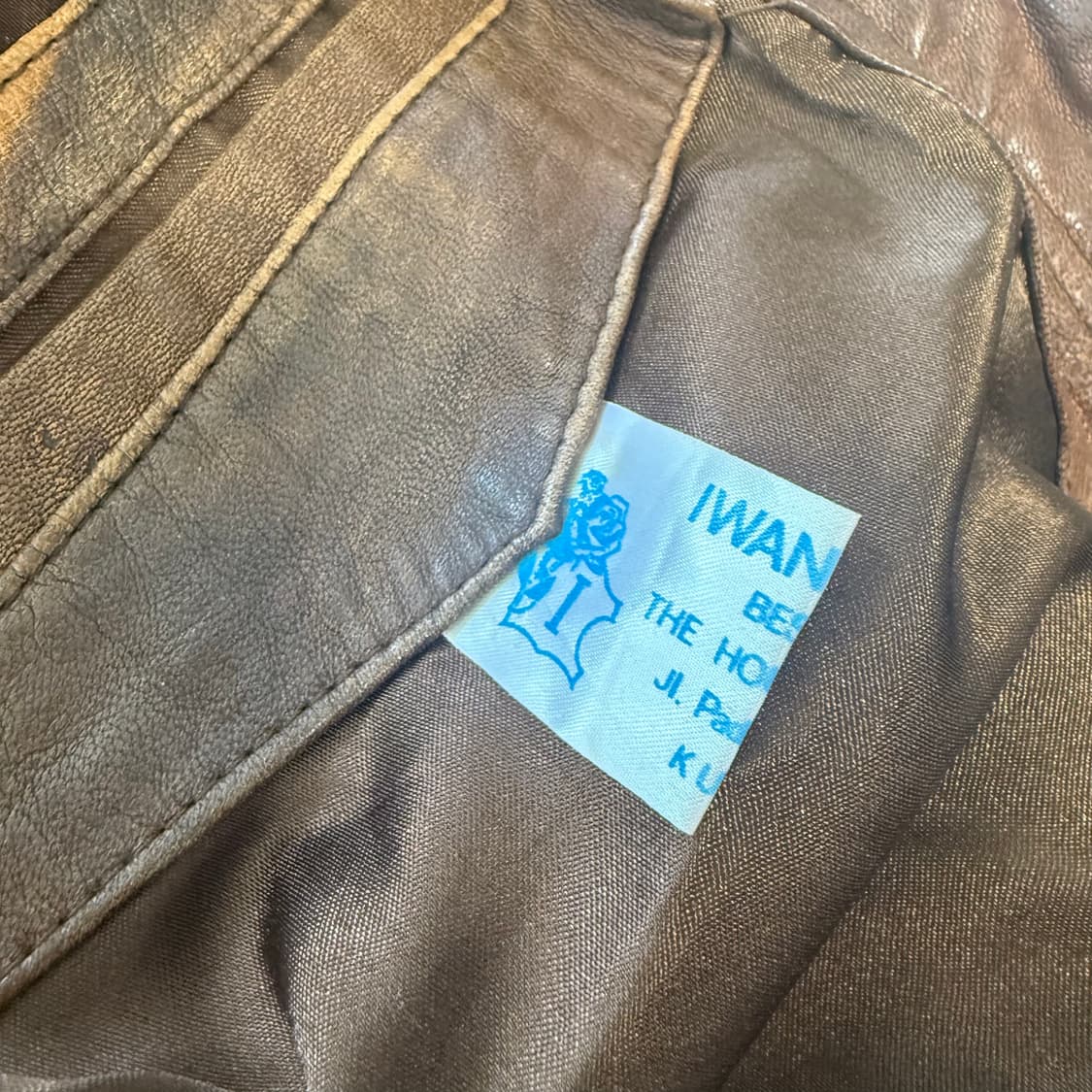 빈티지 워시드 레더 트러커 자켓 상품이미지10