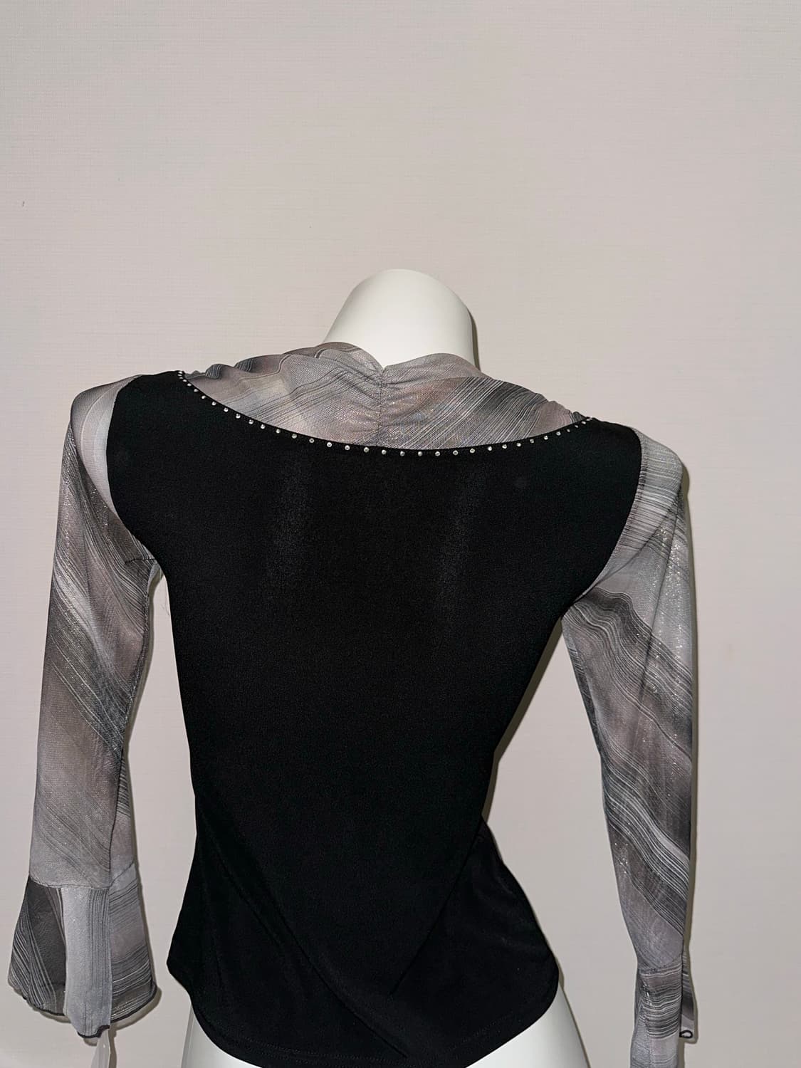 긱시크 브이넥 오리엔탈 7부 탑 상품이미지4