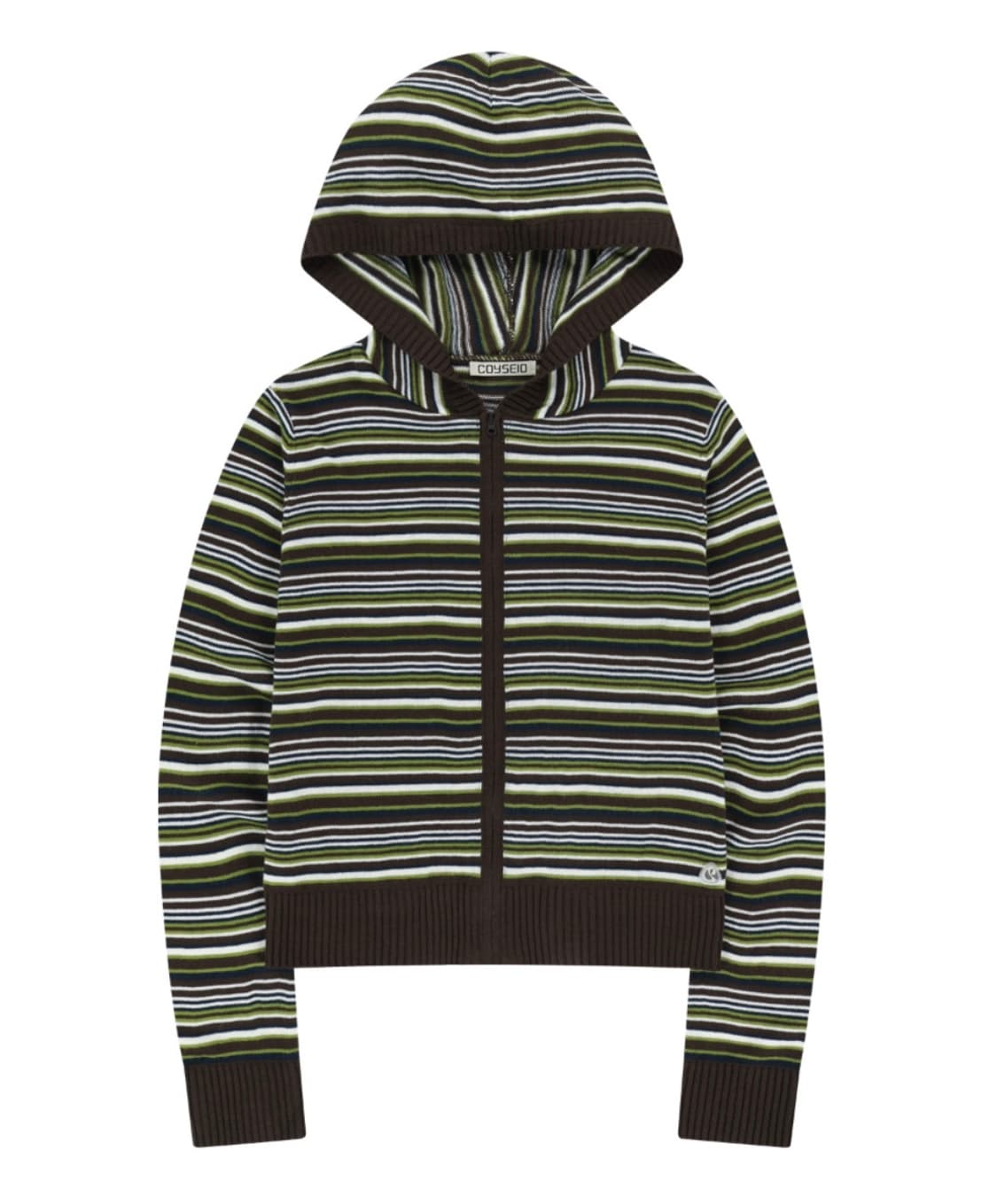 코이세이오 SOFT KNIT ZIP-UP STRIPE 상품이미지2