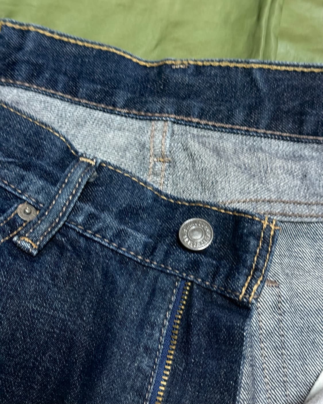 리바이스 505 레귤러핏 데님 팬츠 34 상품이미지3