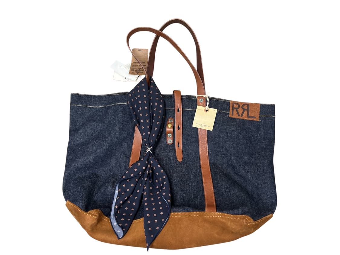 더블알엘 데님 토트백/숄더백/쇼퍼백 OS 상품이미지7