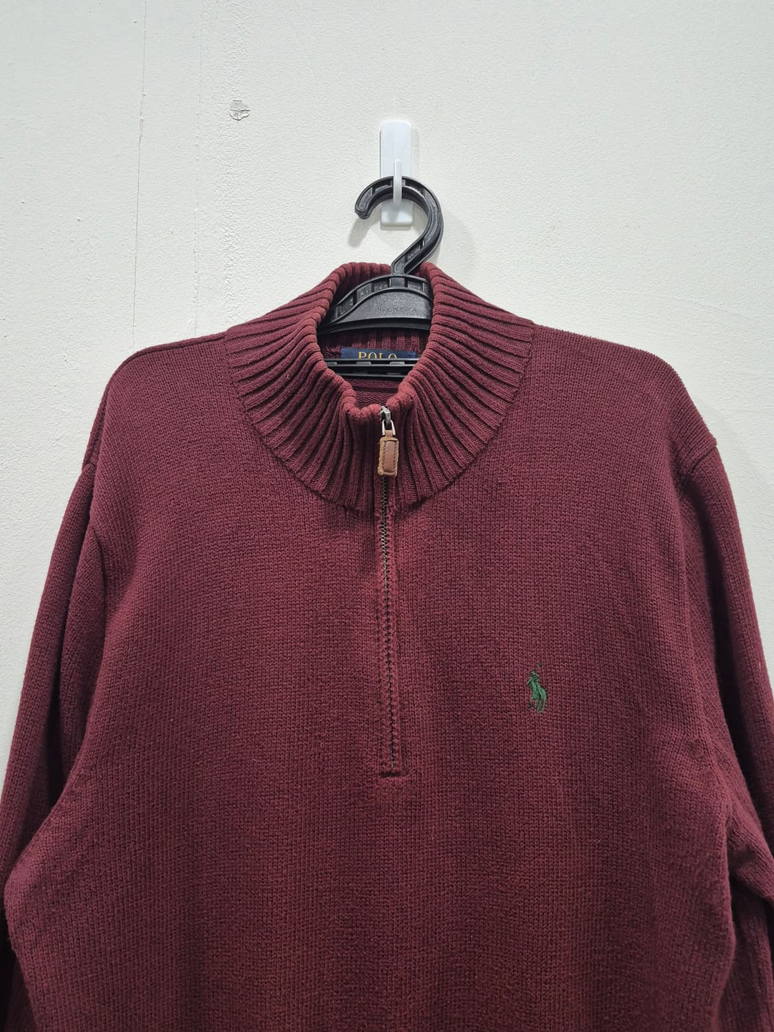 폴로랄프로렌 하프집업 코튼 니트 남성 100사이즈 상품이미지2