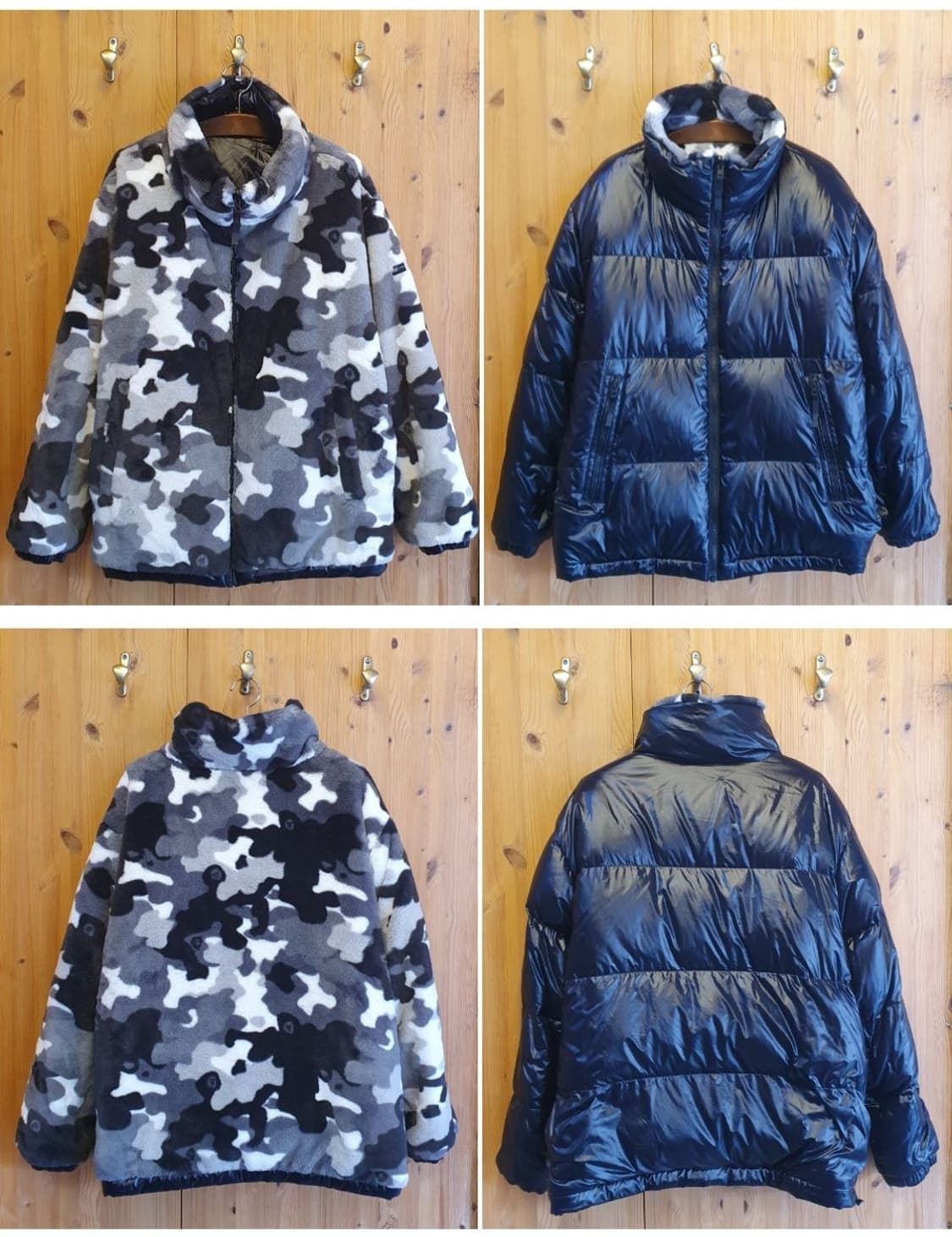 88.k2 양면 후리스 패딩점퍼 상품이미지2