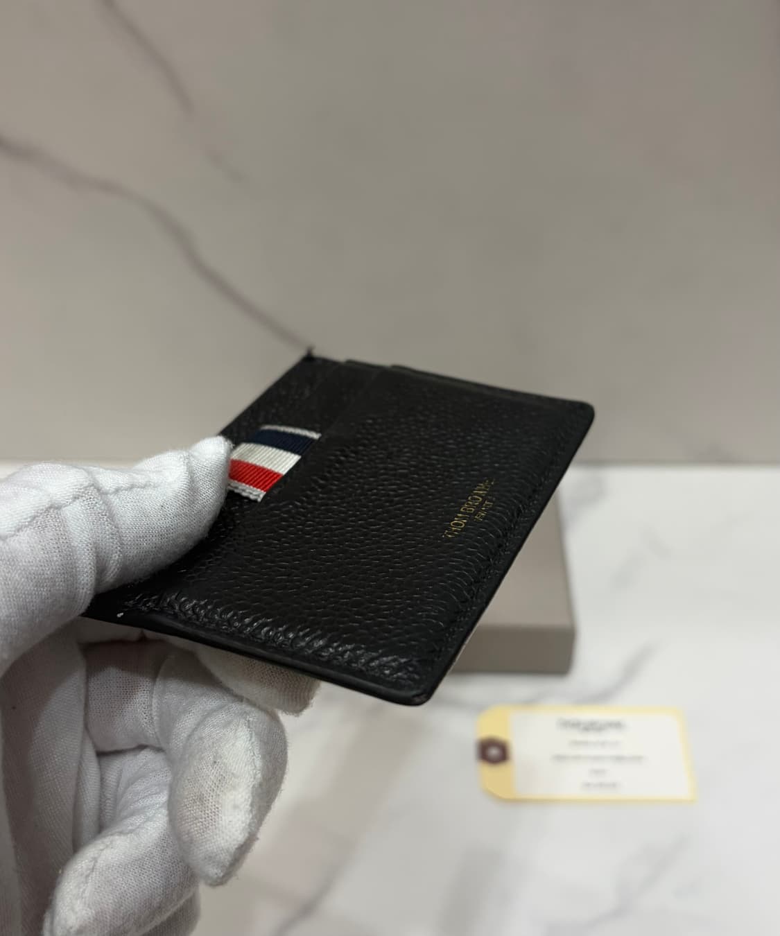 [정품] 톰브라운 블랙 카드지갑 상품이미지7