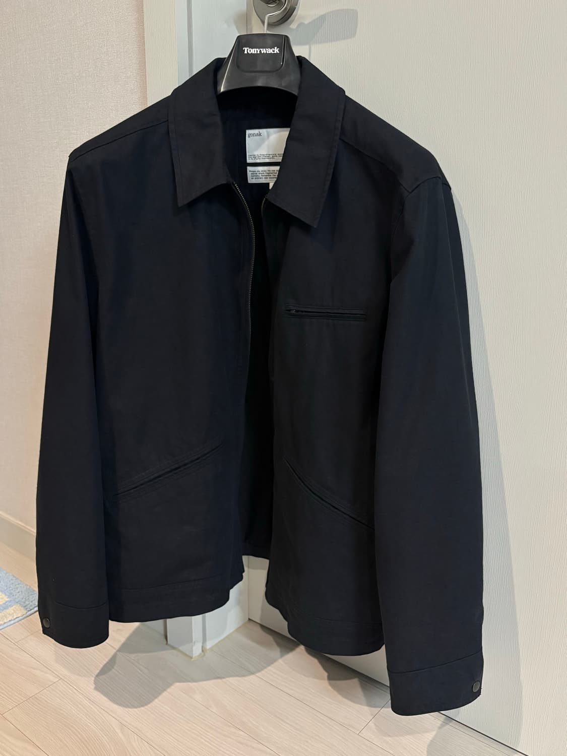 고낙 스윙탑 자켓 블랙 L사이즈 상품이미지4