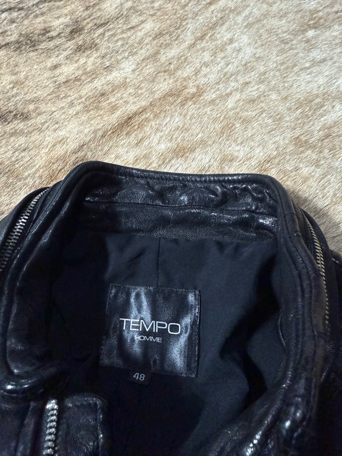 Tempo Homme Lambskin Leather Jacket 상품이미지9