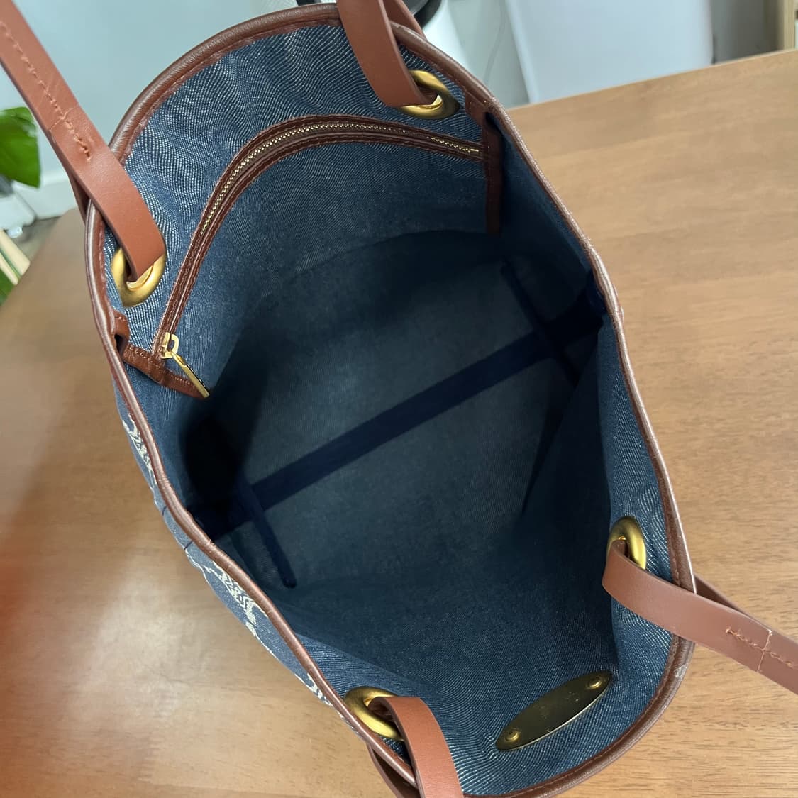 셀린느 블라종 데님 숄더백 OS 상품이미지6