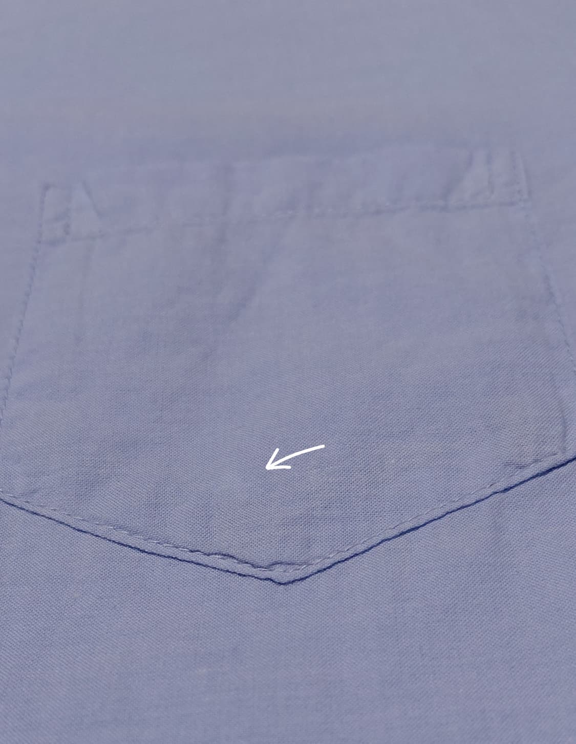 ​[L] 아메리칸 홀릭 삭스 블루 코튼 셔츠 상품이미지10