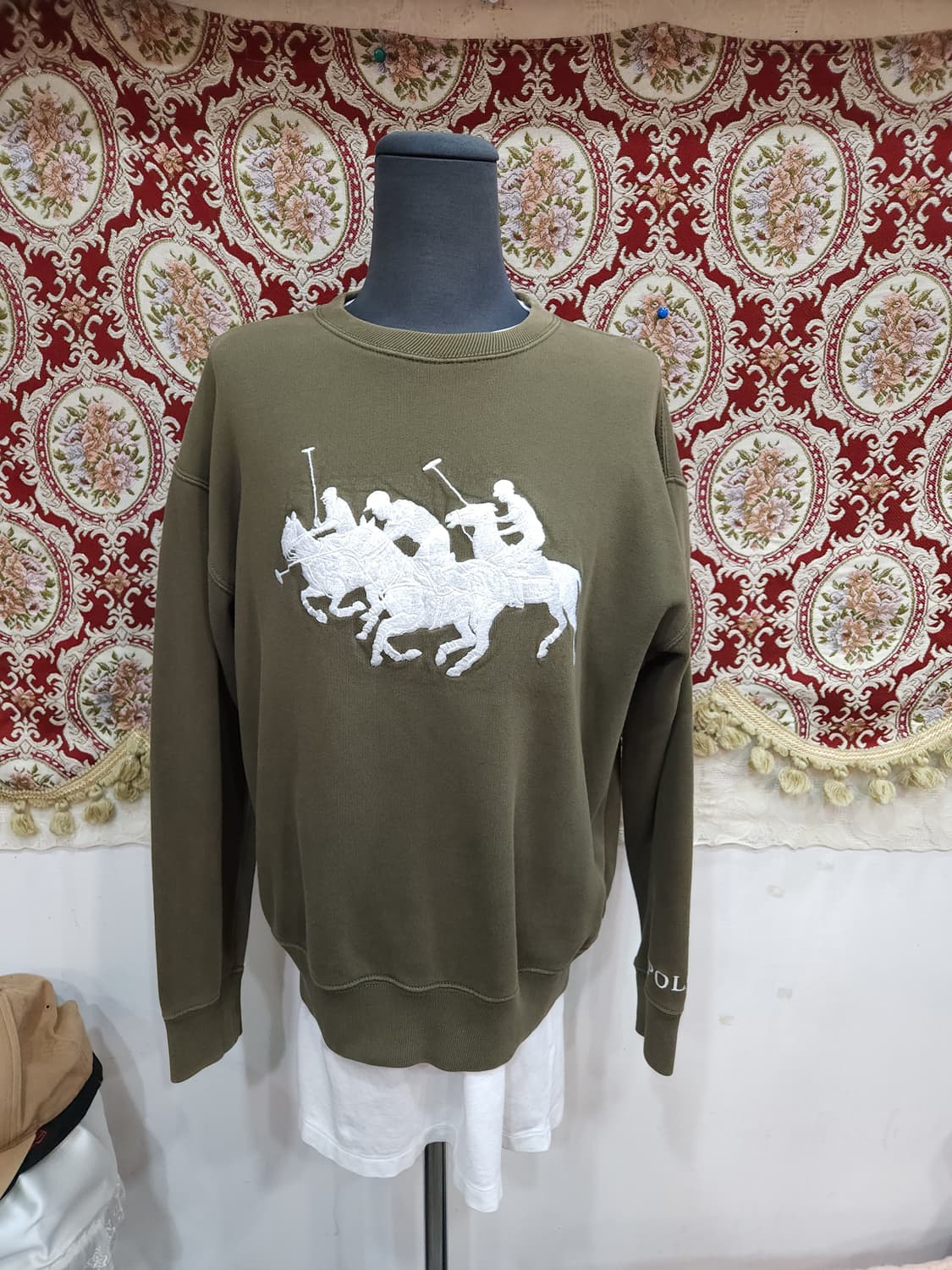 폴로 랄프로렌 트리플포니 자수 맨투맨
​
 상품이미지1