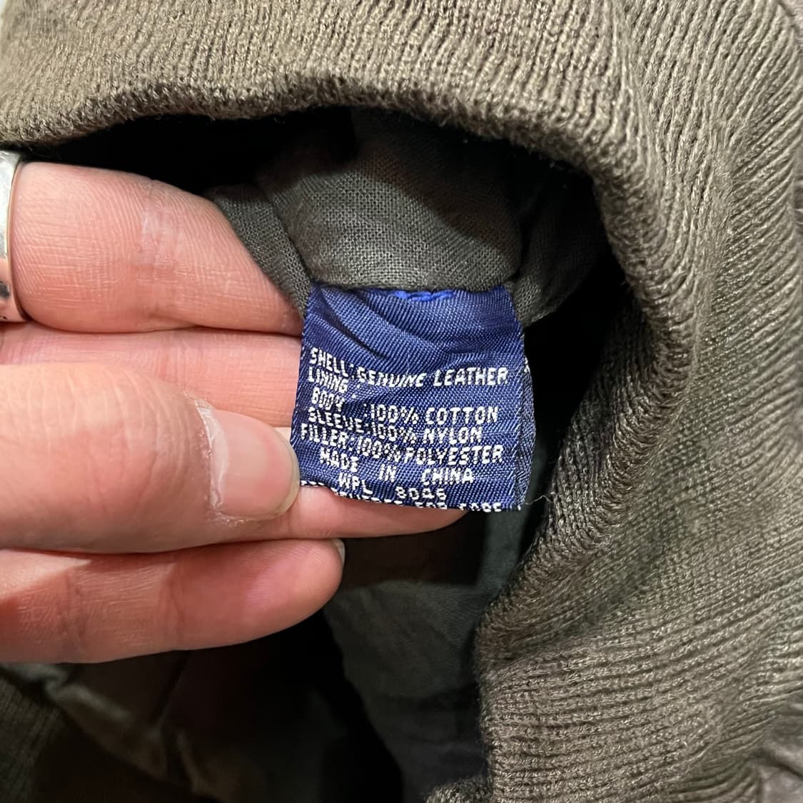  Savile Row 레더 봄버 자켓 y14978 상품이미지6