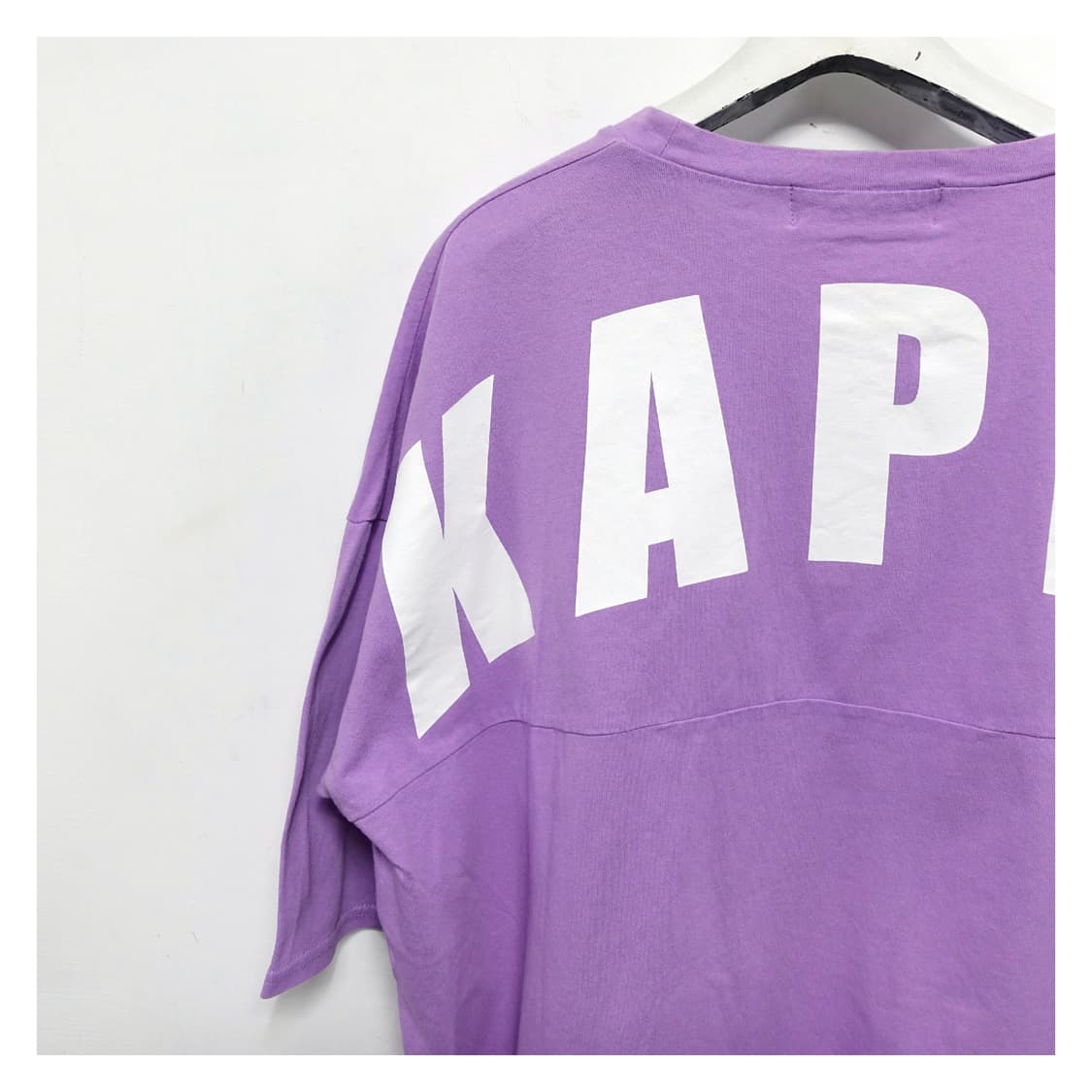 [XL] KAPPA 빈티지 올드 카파 라벤더 오버 숄더 티셔츠 상품이미지6