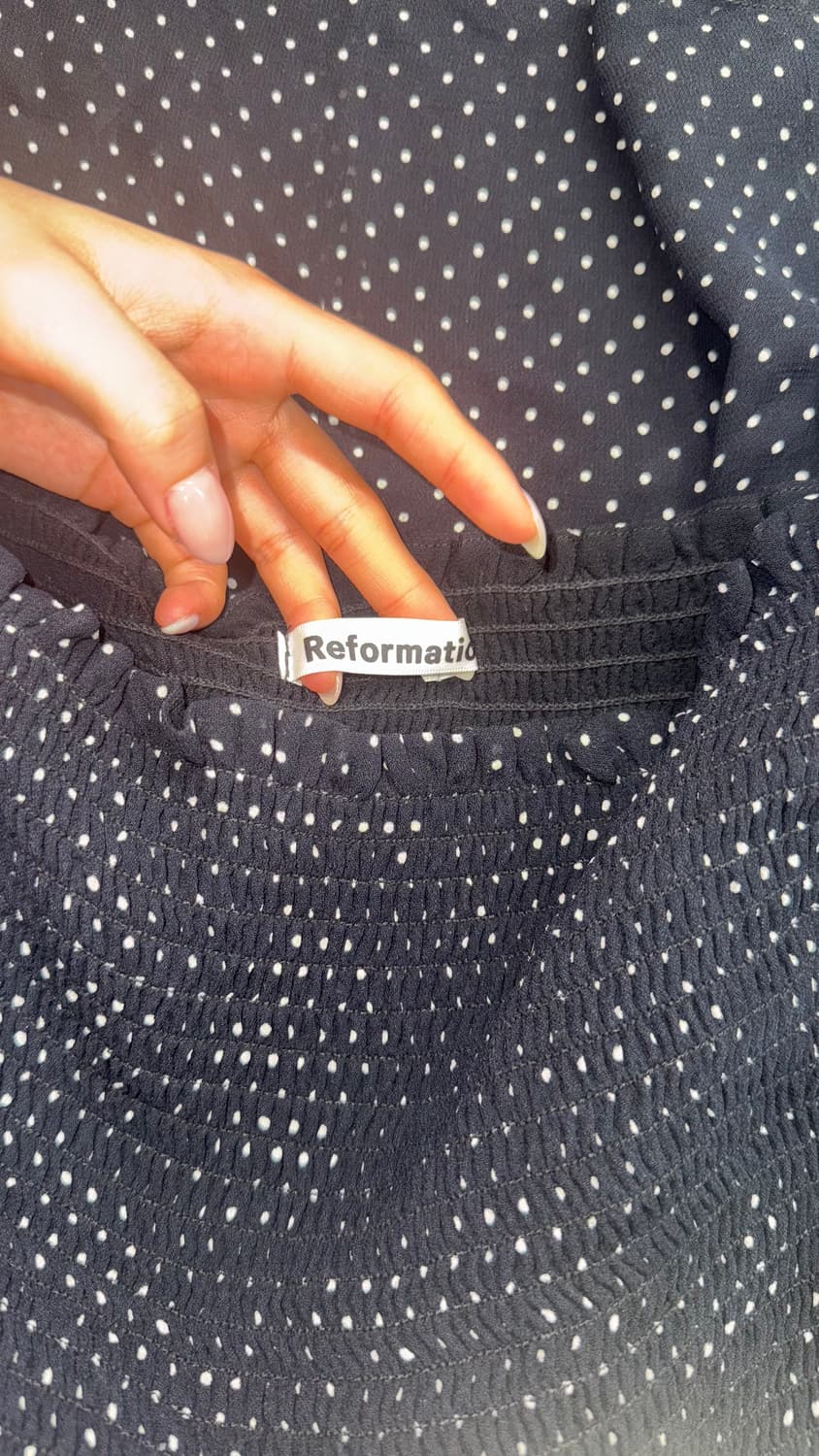 *새상품* 리포메이션 고윤정 드레스 elle smoked dress 상품이미지5